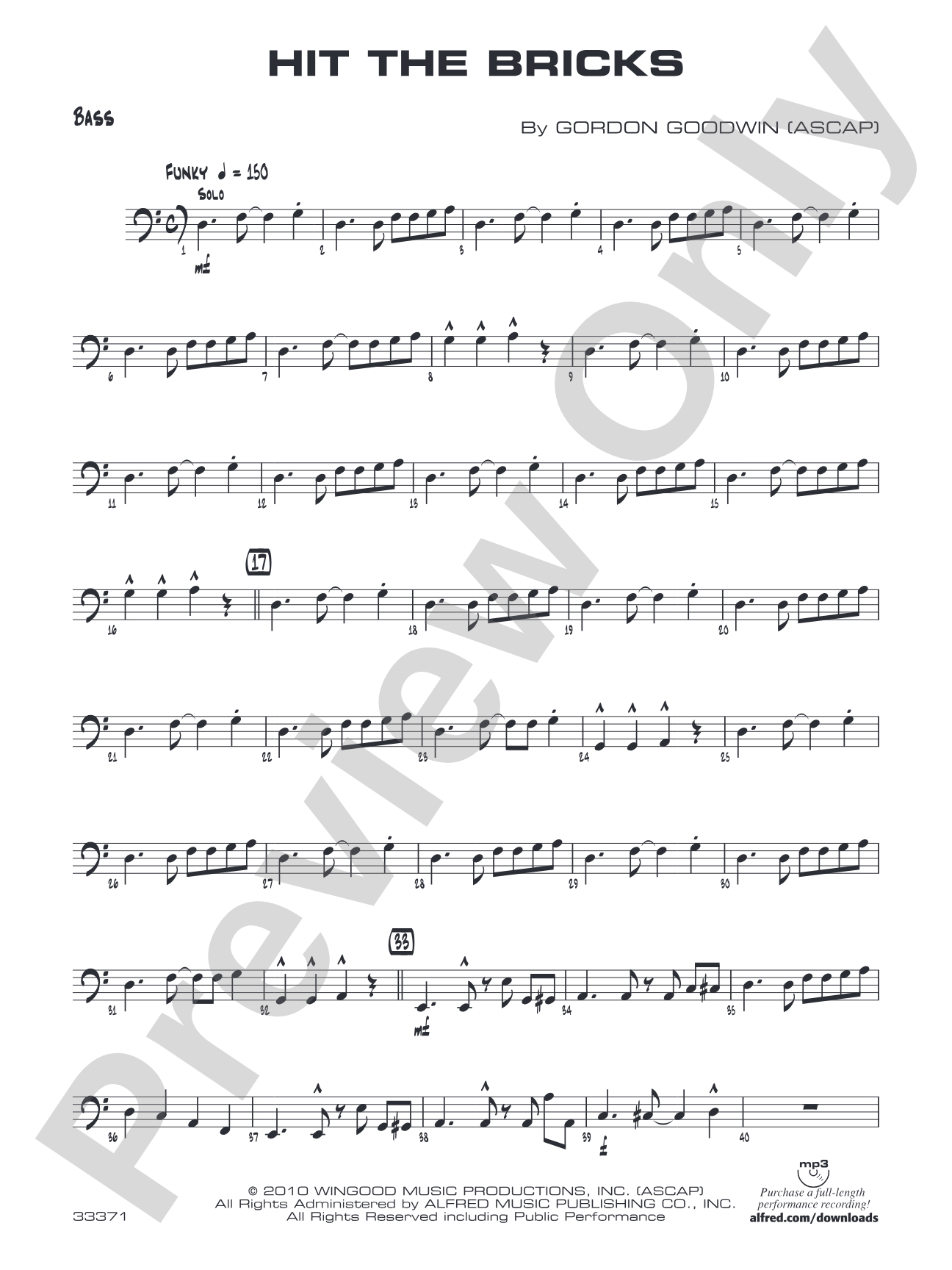 Hit the Bricks: String Bass