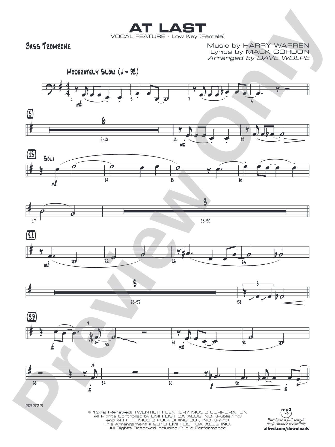 At Last: Bass Trombone