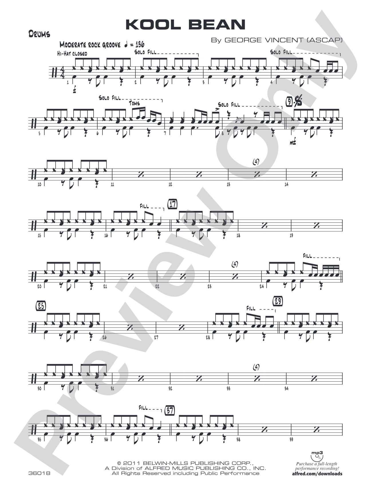 Kool Bean: Drums
