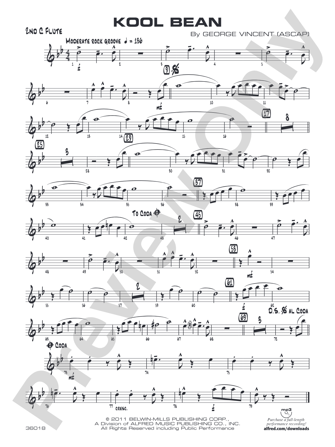 Kool Bean: 2nd Flute