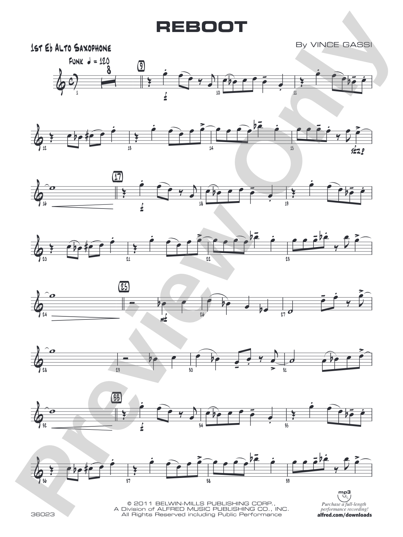 Reboot: E-flat Alto Saxophone