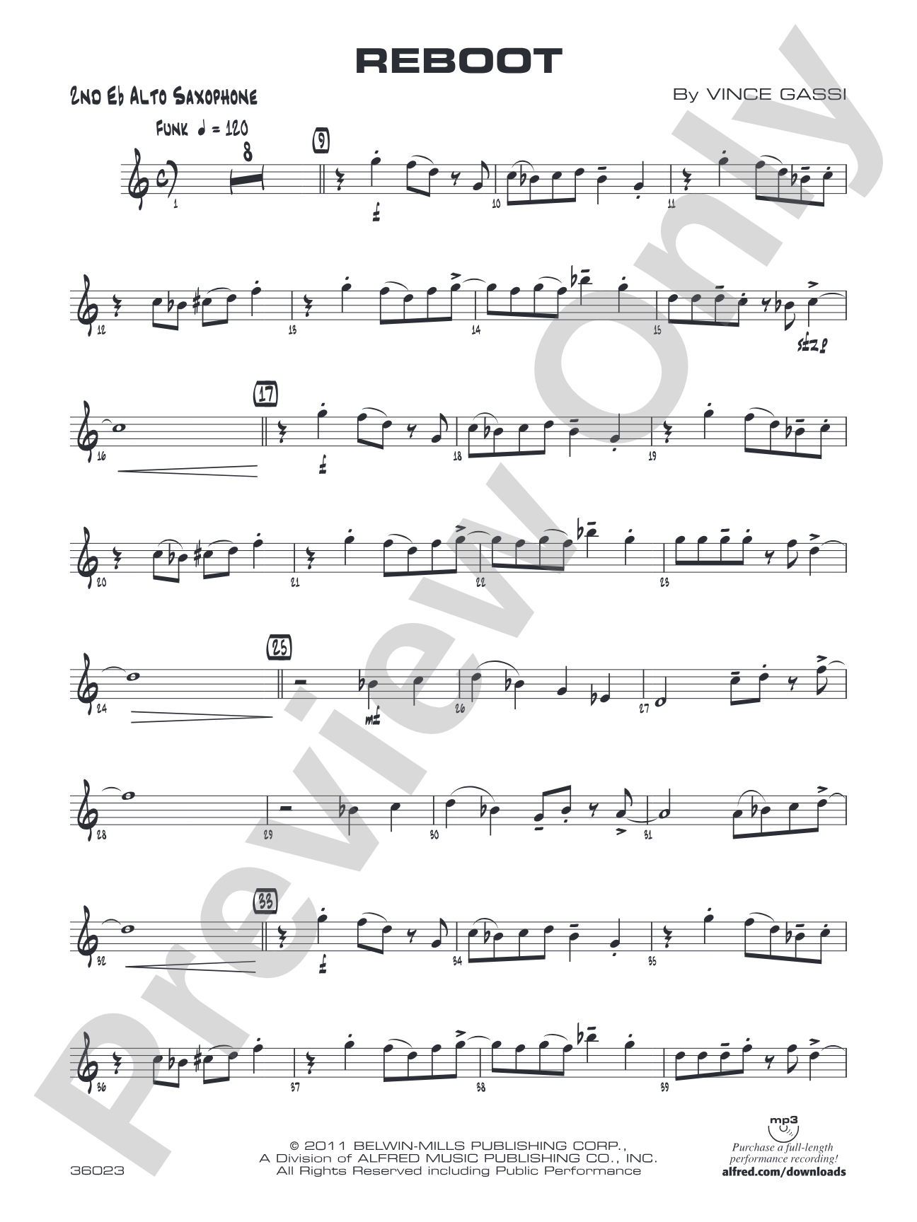 Reboot: 2nd E-flat Alto Saxophone