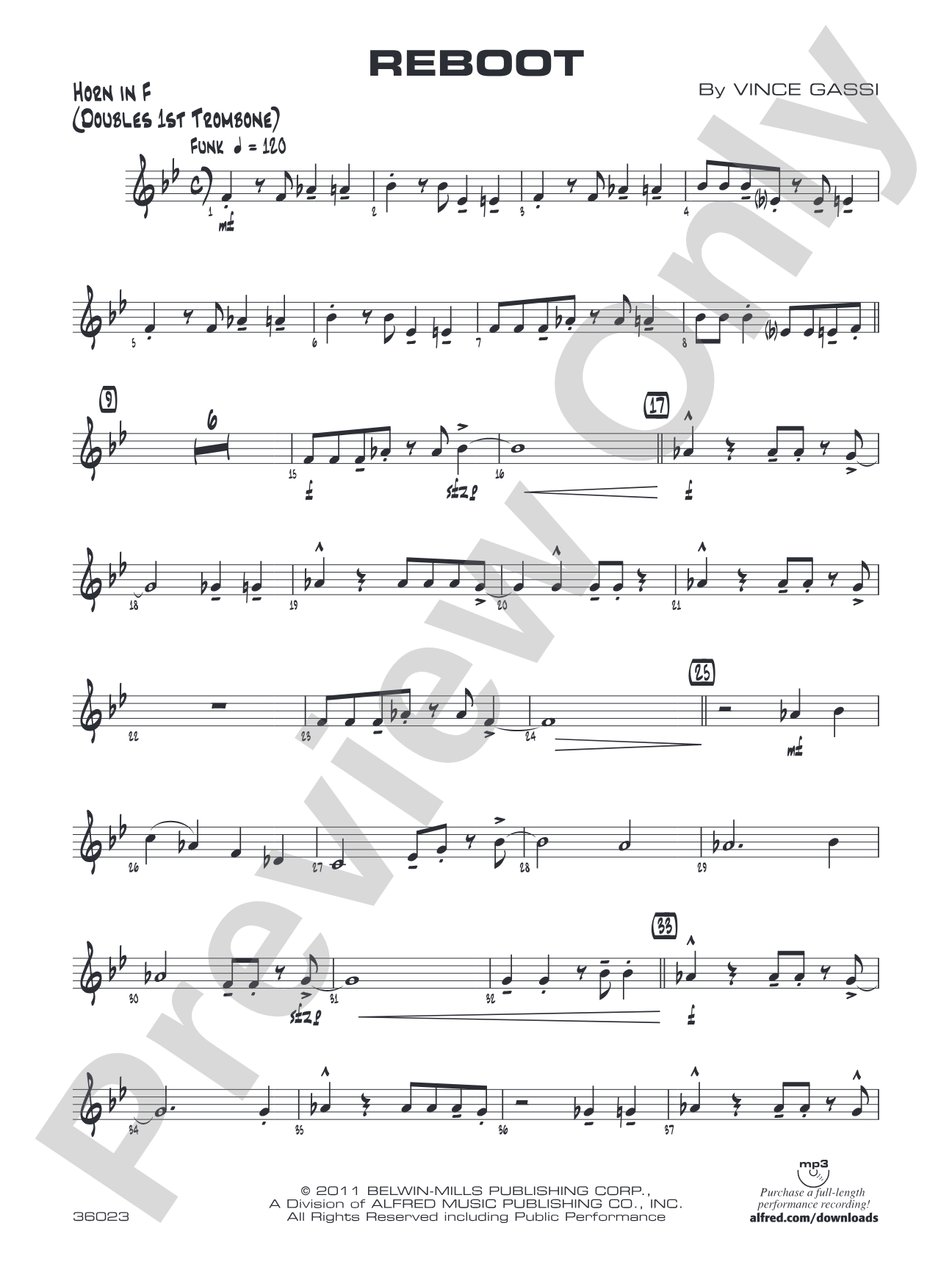 Reboot: 1st F Horn