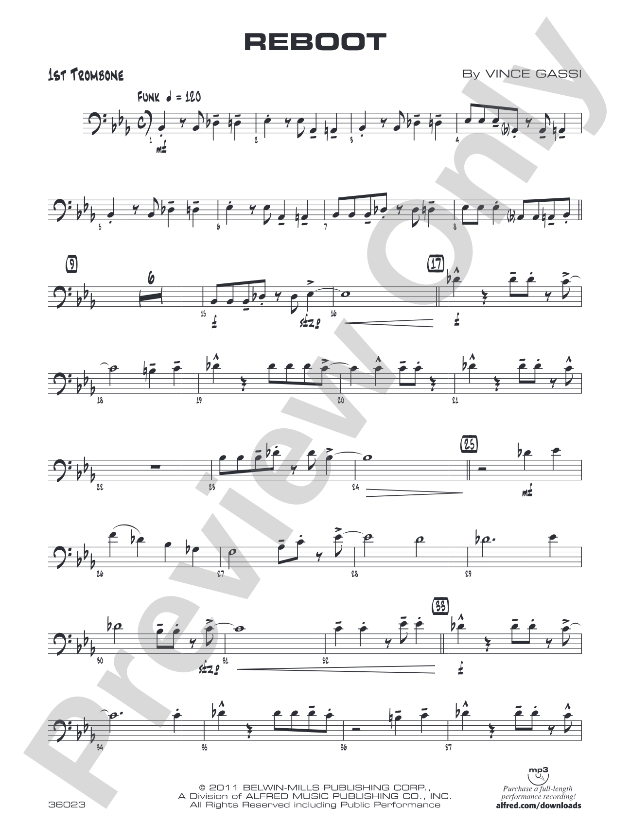 Reboot: 1st Trombone
