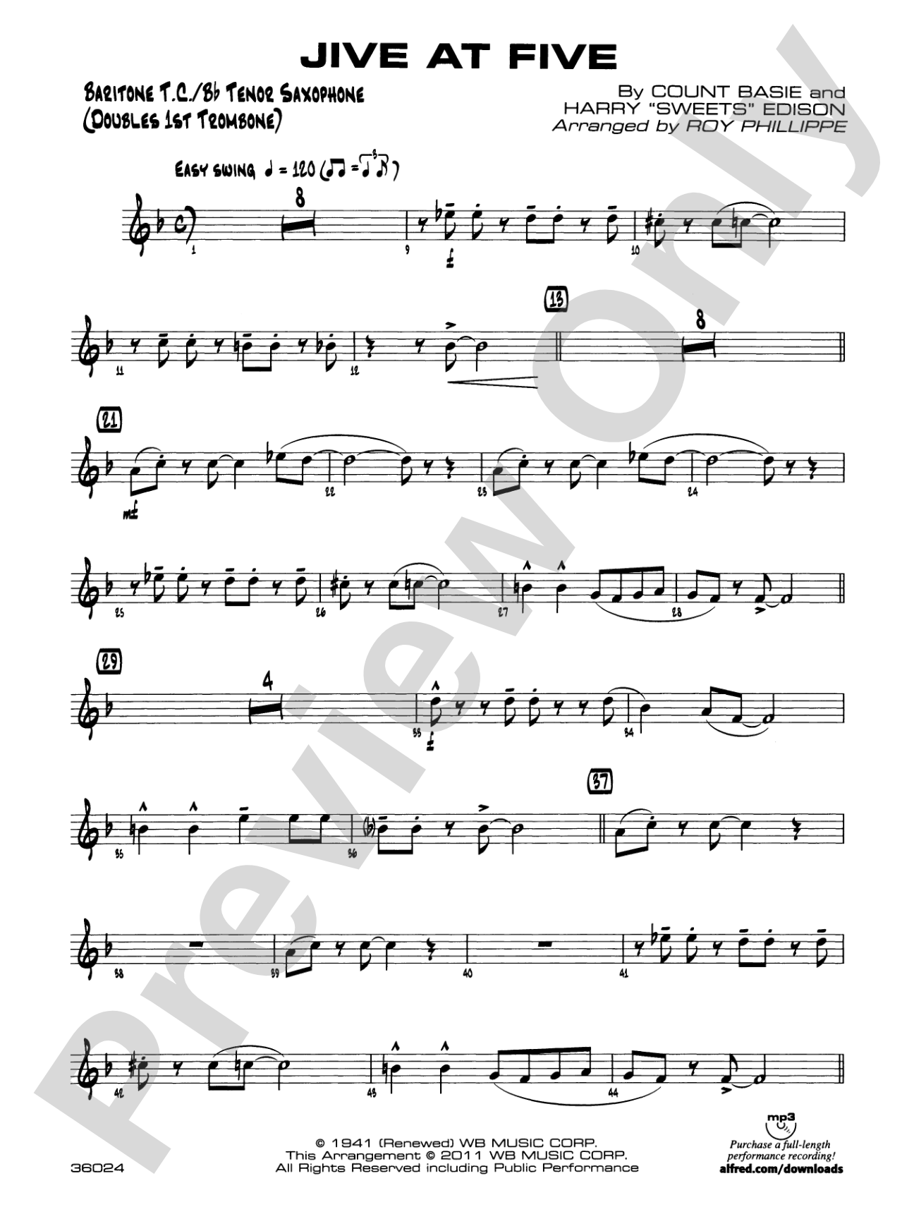 Jive at Five: Baritone T.C.