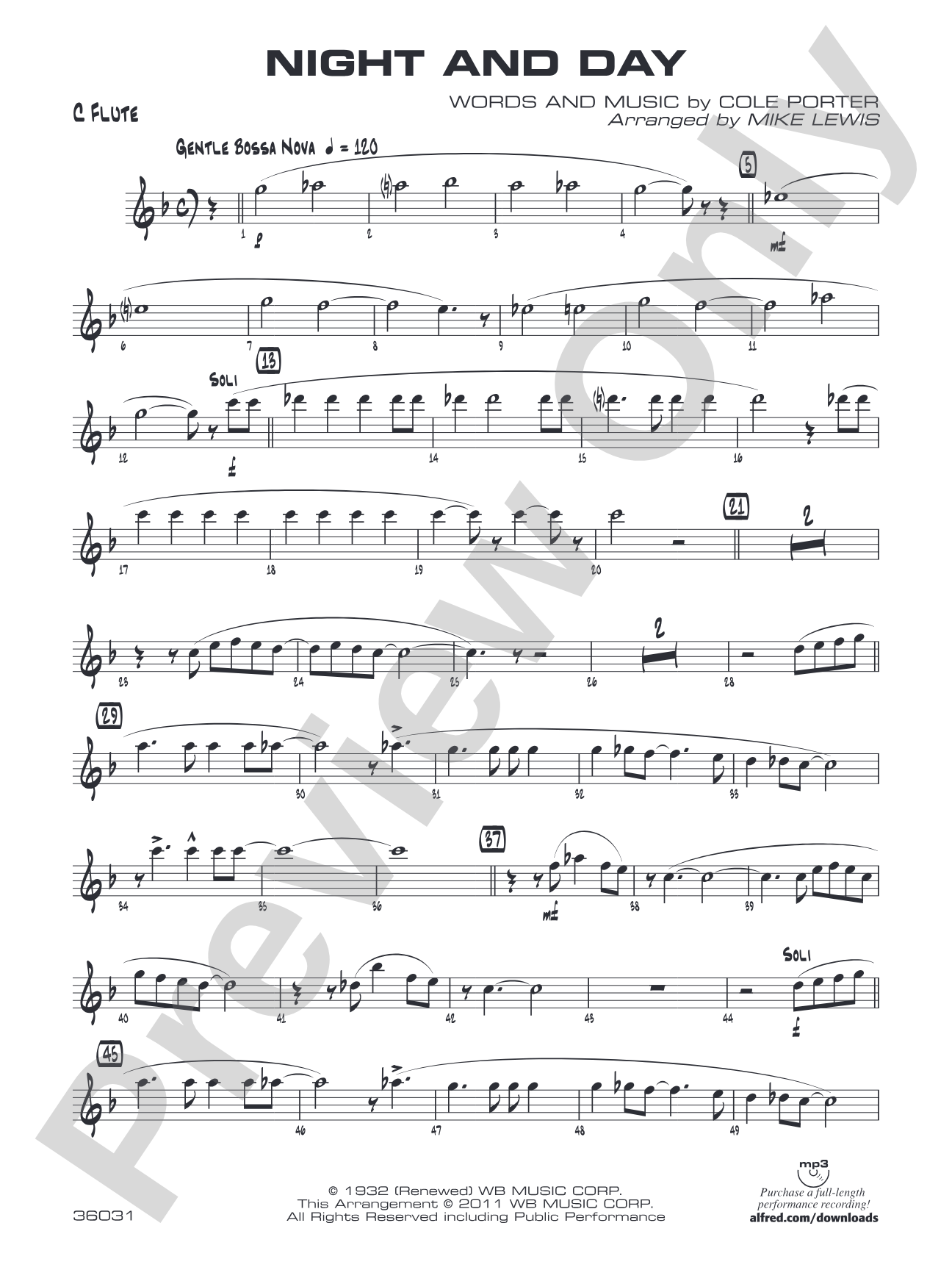 Night and Day: Flute