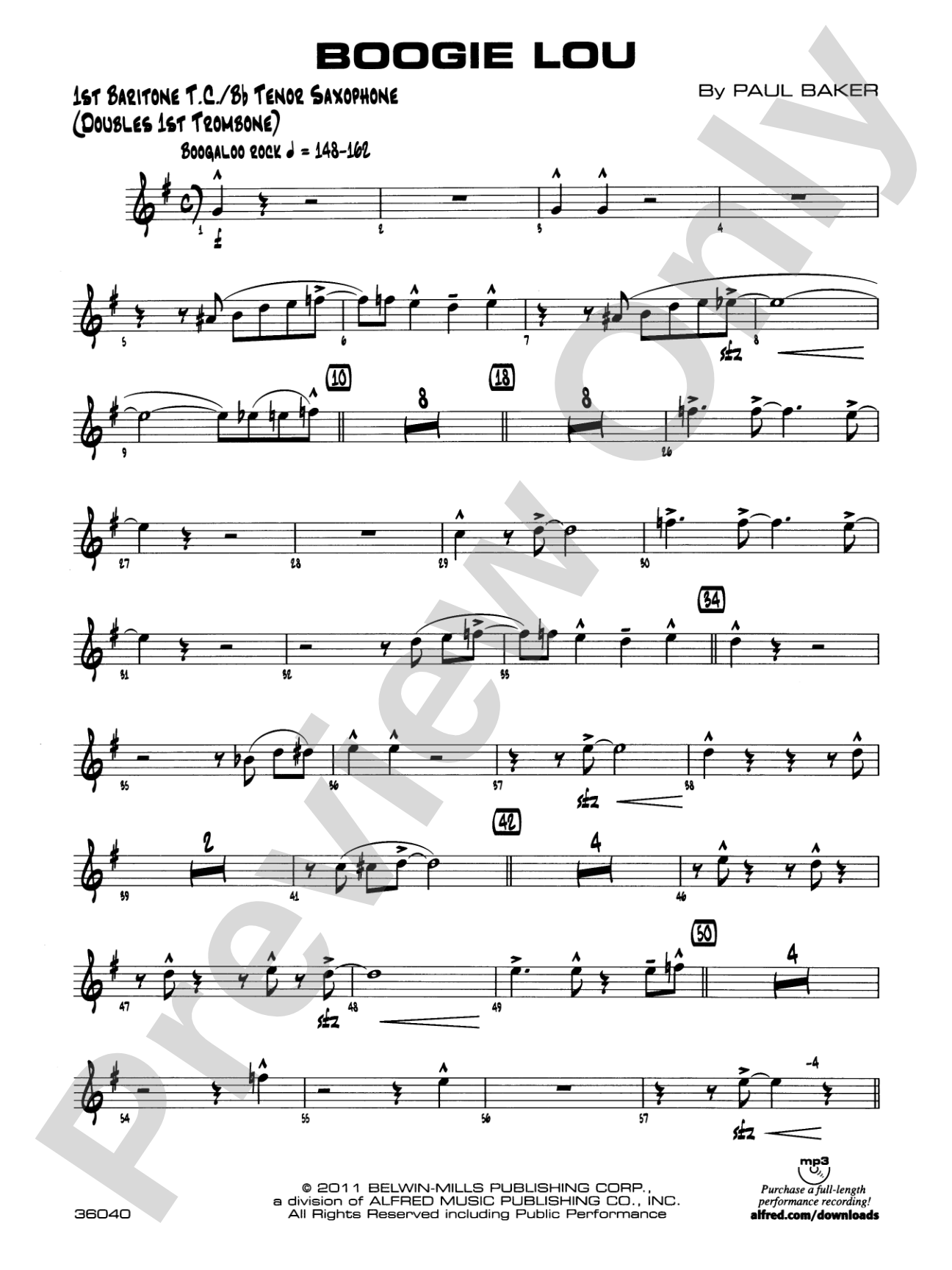 Boogie Lou: Baritone T.C.
