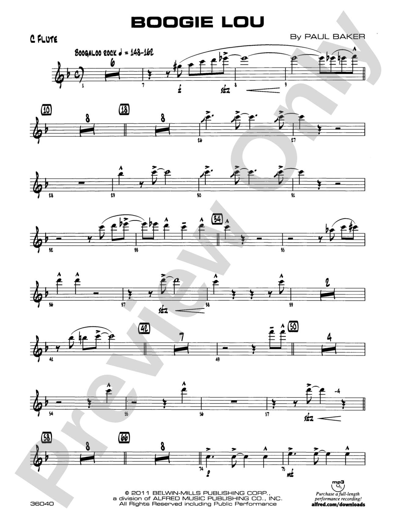 Boogie Lou: Flute