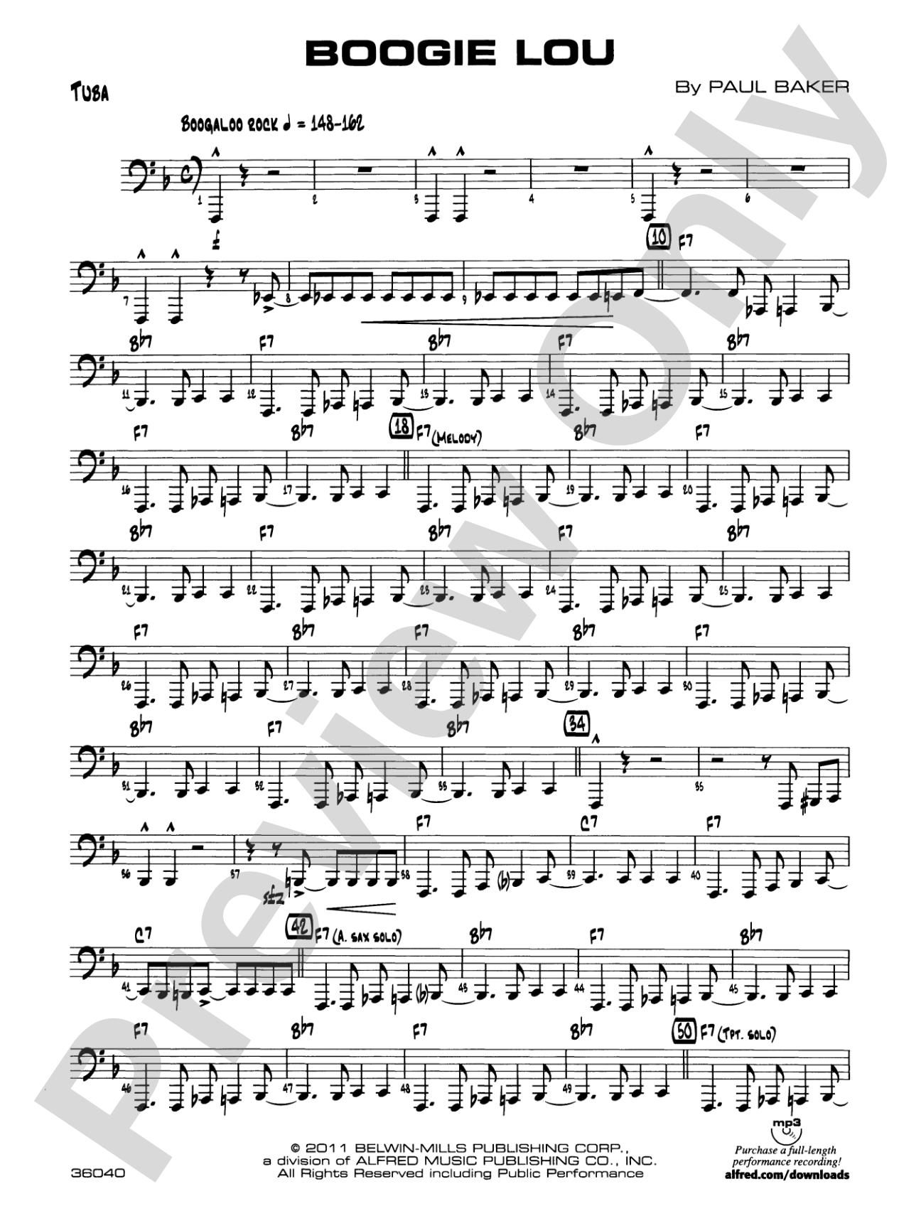 Boogie Lou: Tuba