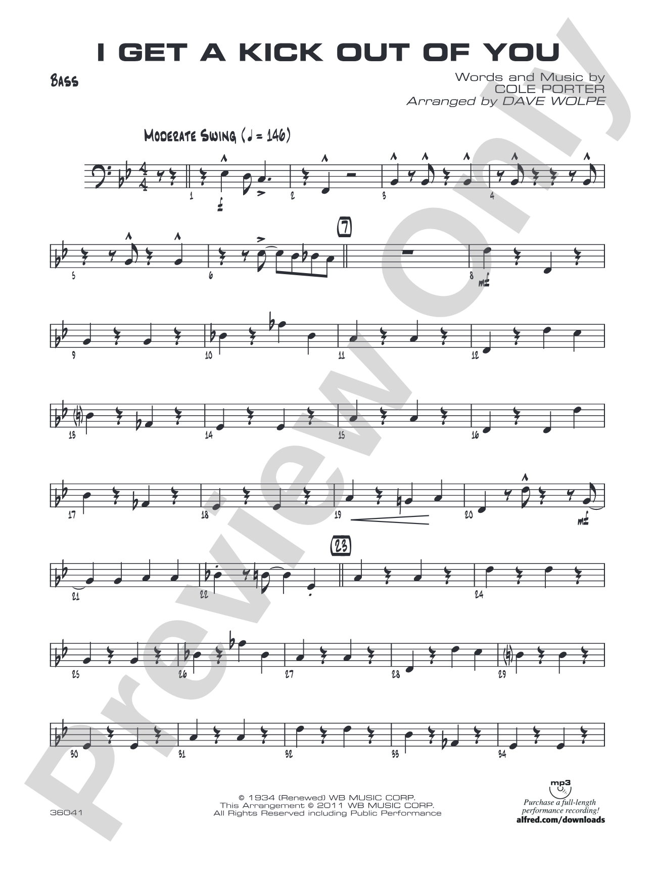 I Get a Kick Out of You: String Bass
