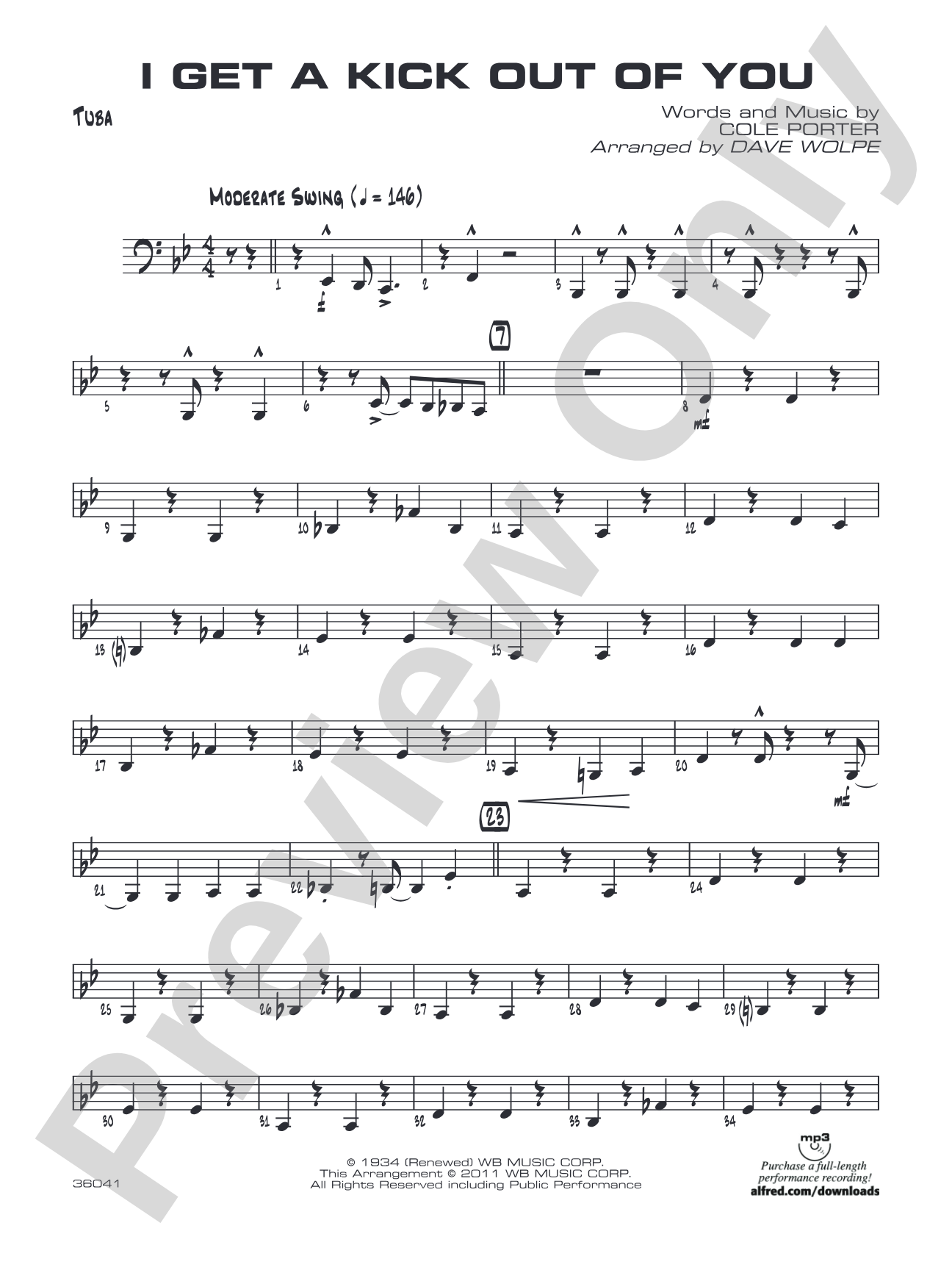 I Get a Kick Out of You: Tuba