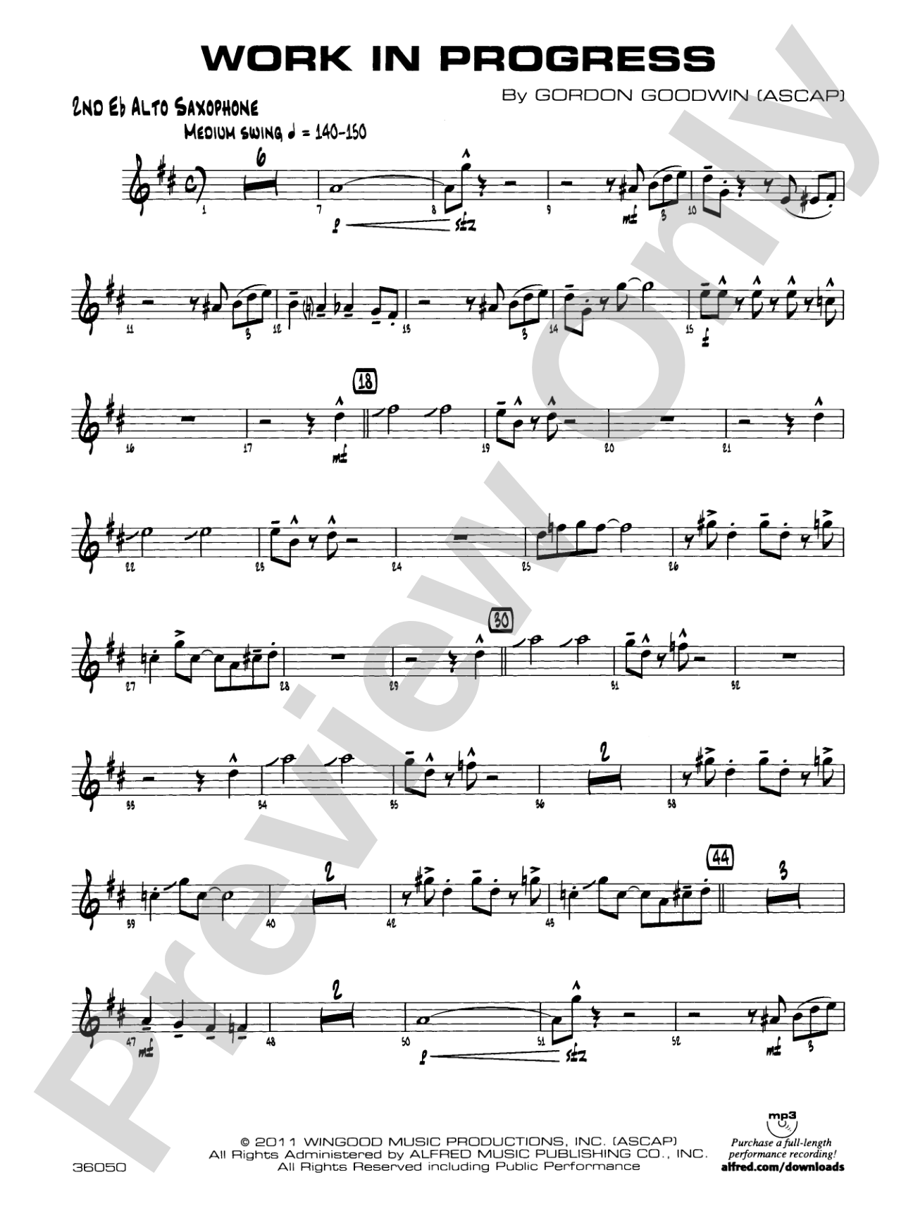 Work in Progress: 2nd E-flat Alto Saxophone