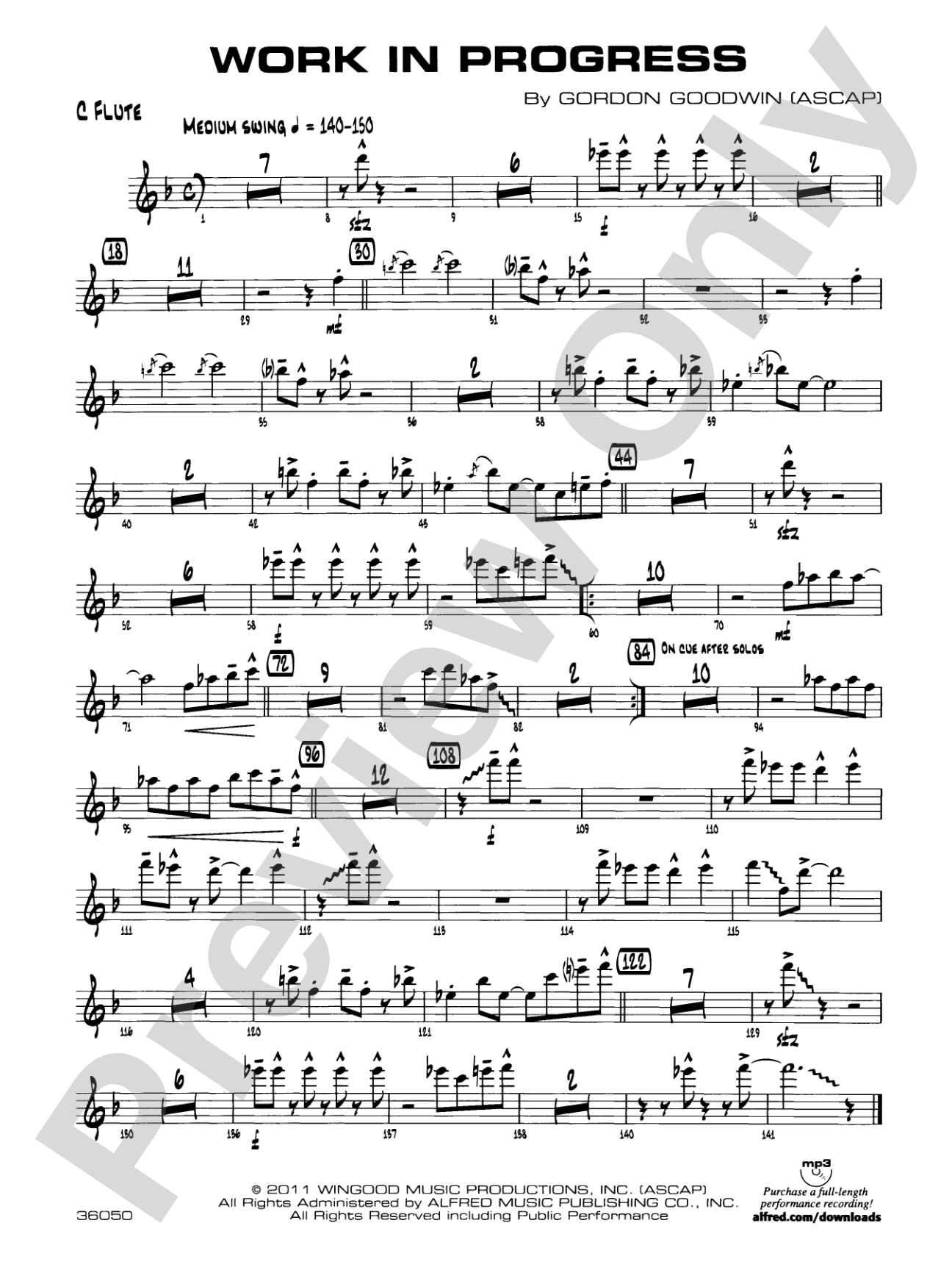 Work in Progress: Flute