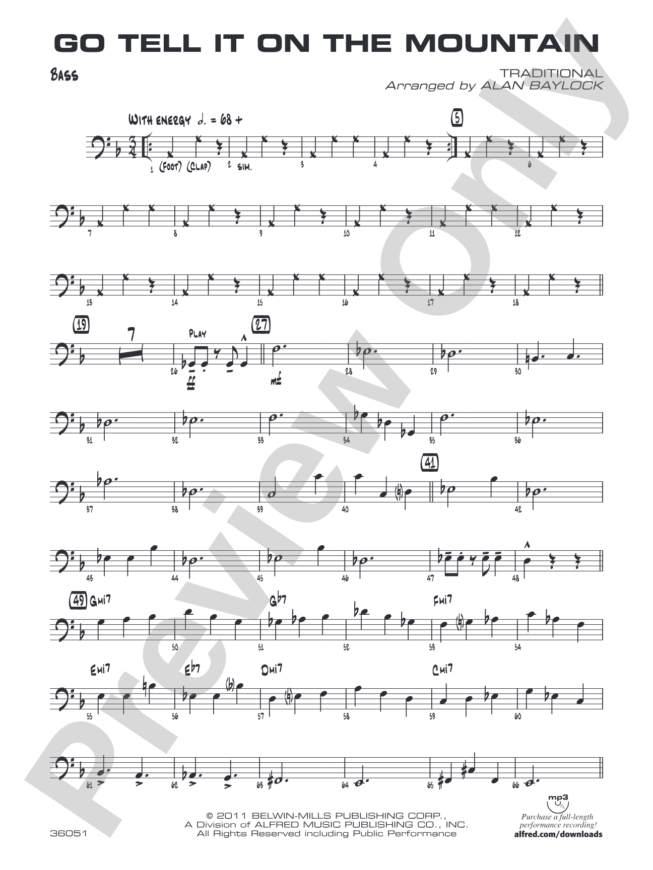 Go Tell It on the Mountain: String Bass
