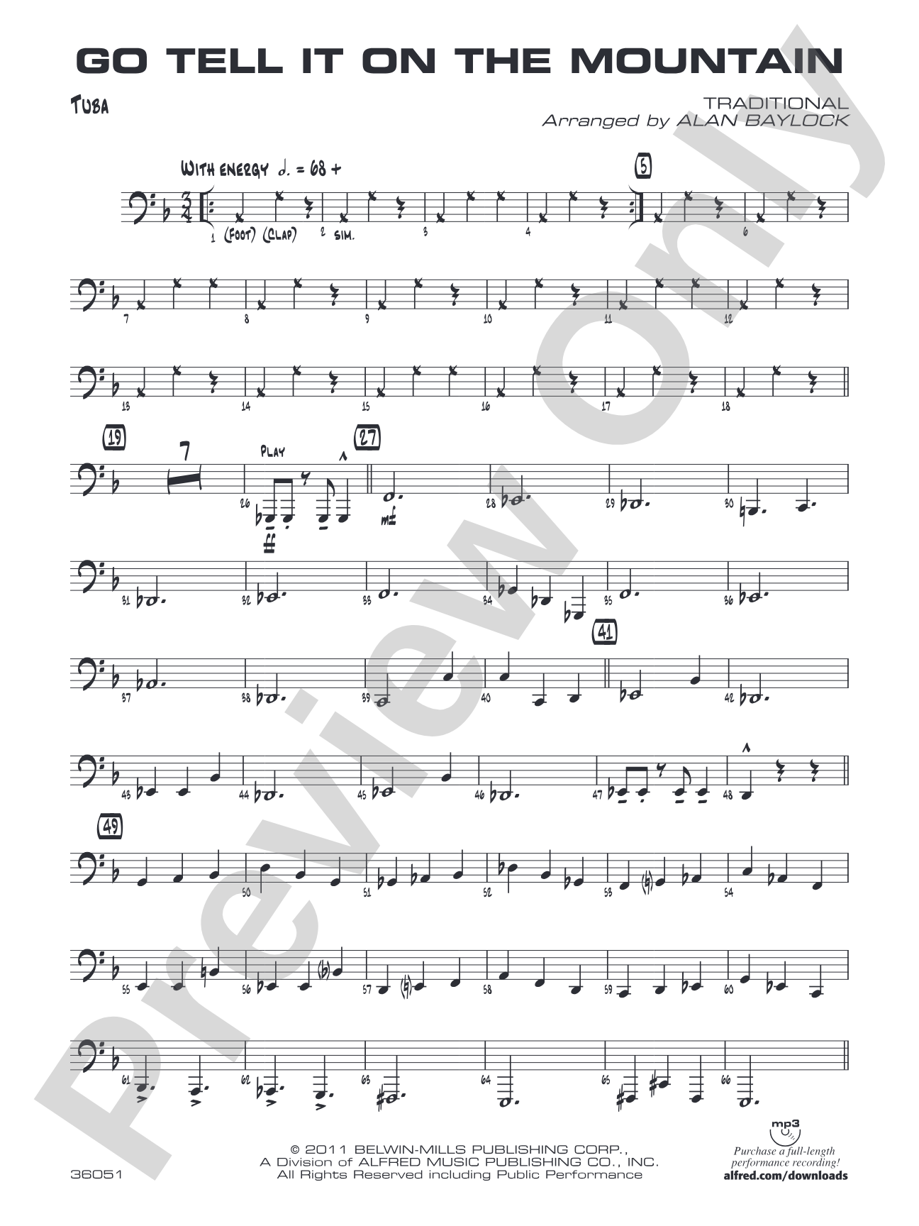 Go Tell It on the Mountain: Tuba