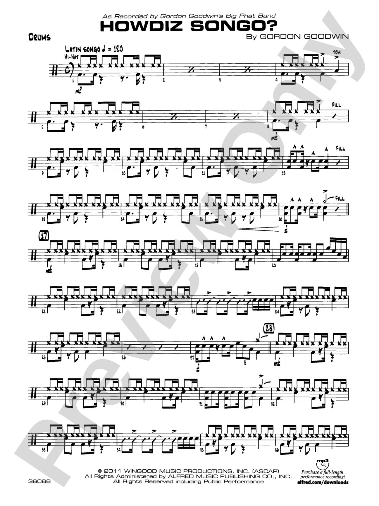 Howdiz Songo?: Drums