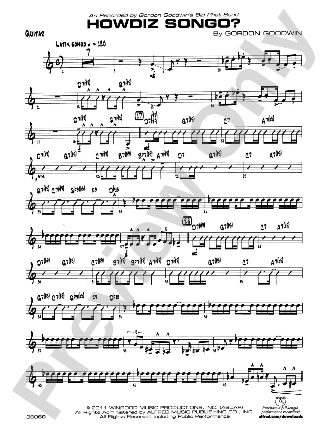 Howdiz Songo?: Guitar