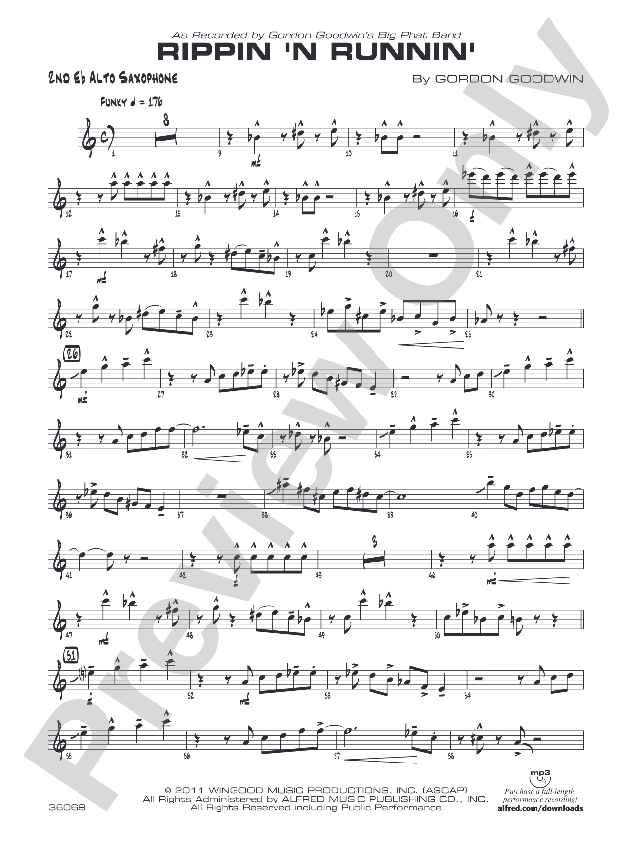 Rippin' 'n Runnin': 2nd E-flat Alto Saxophone