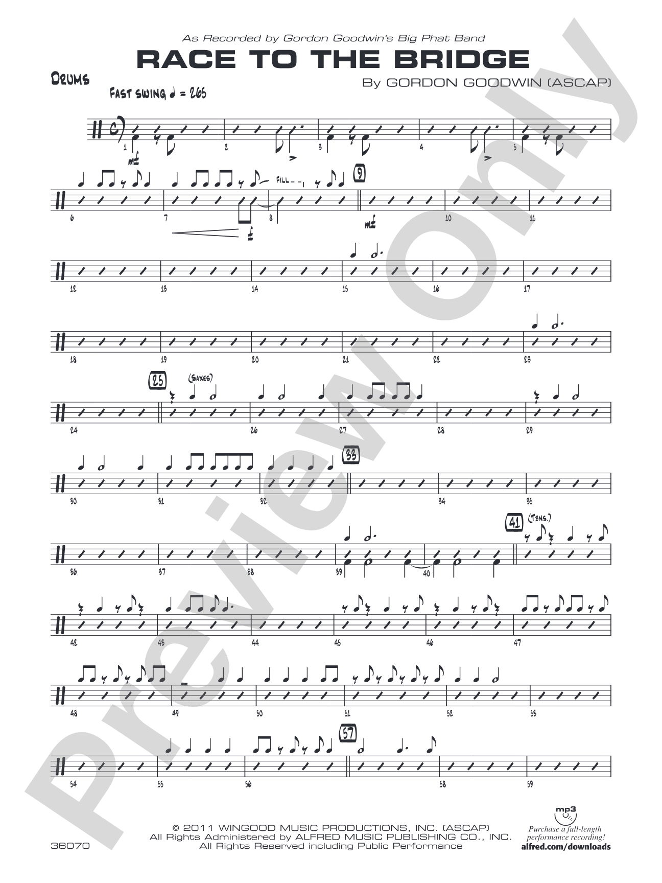 Race to the Bridge: Drums