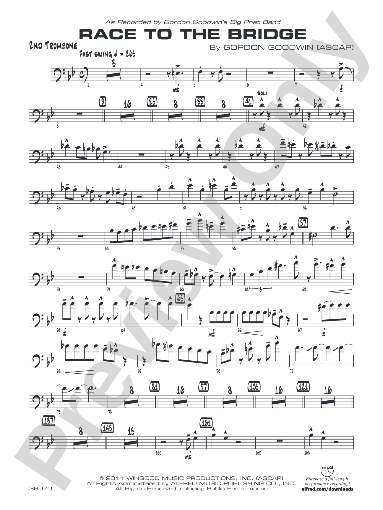 Race to the Bridge: 2nd Trombone