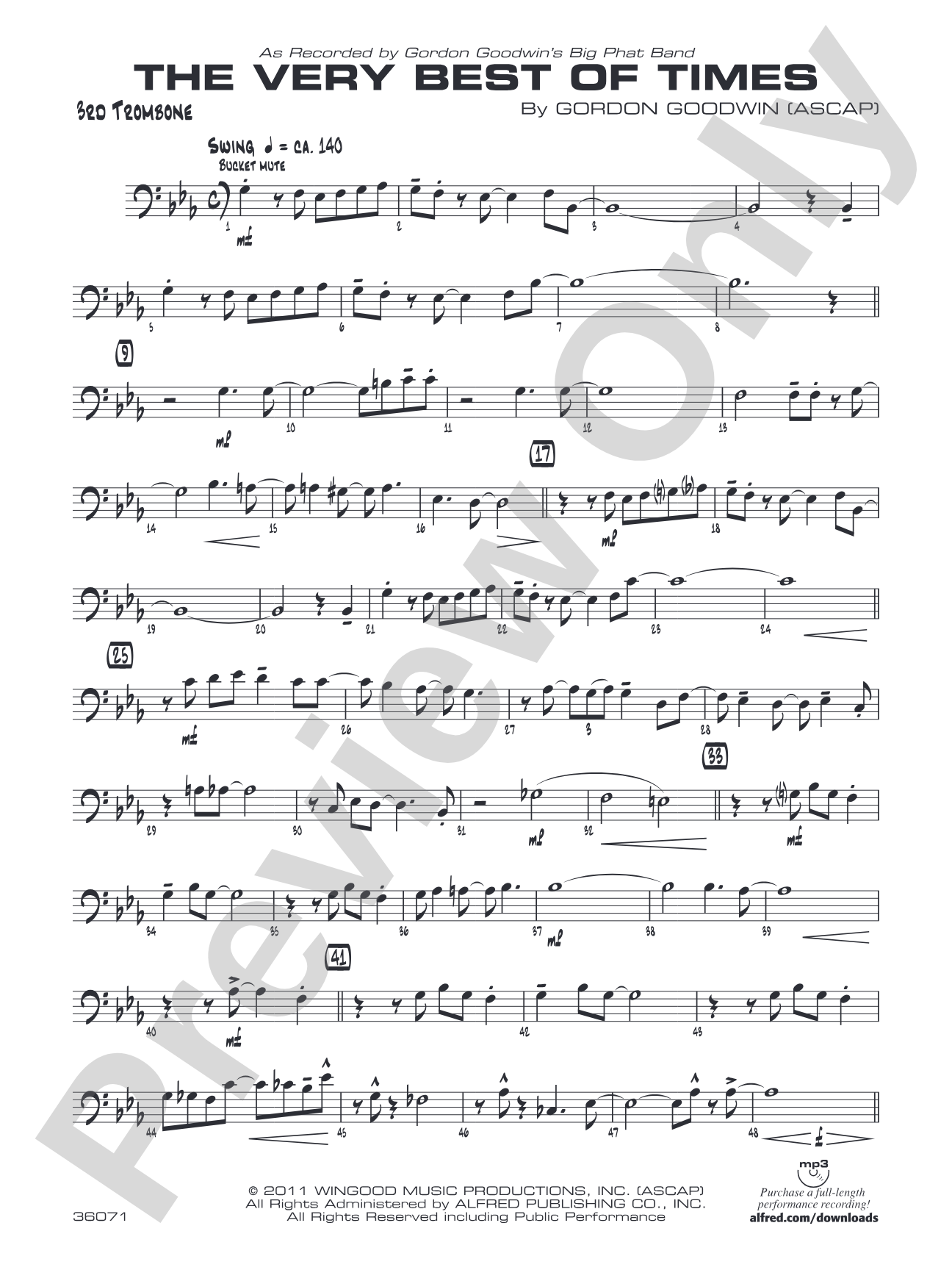 (The) Very Best of Times: 3rd Trombone