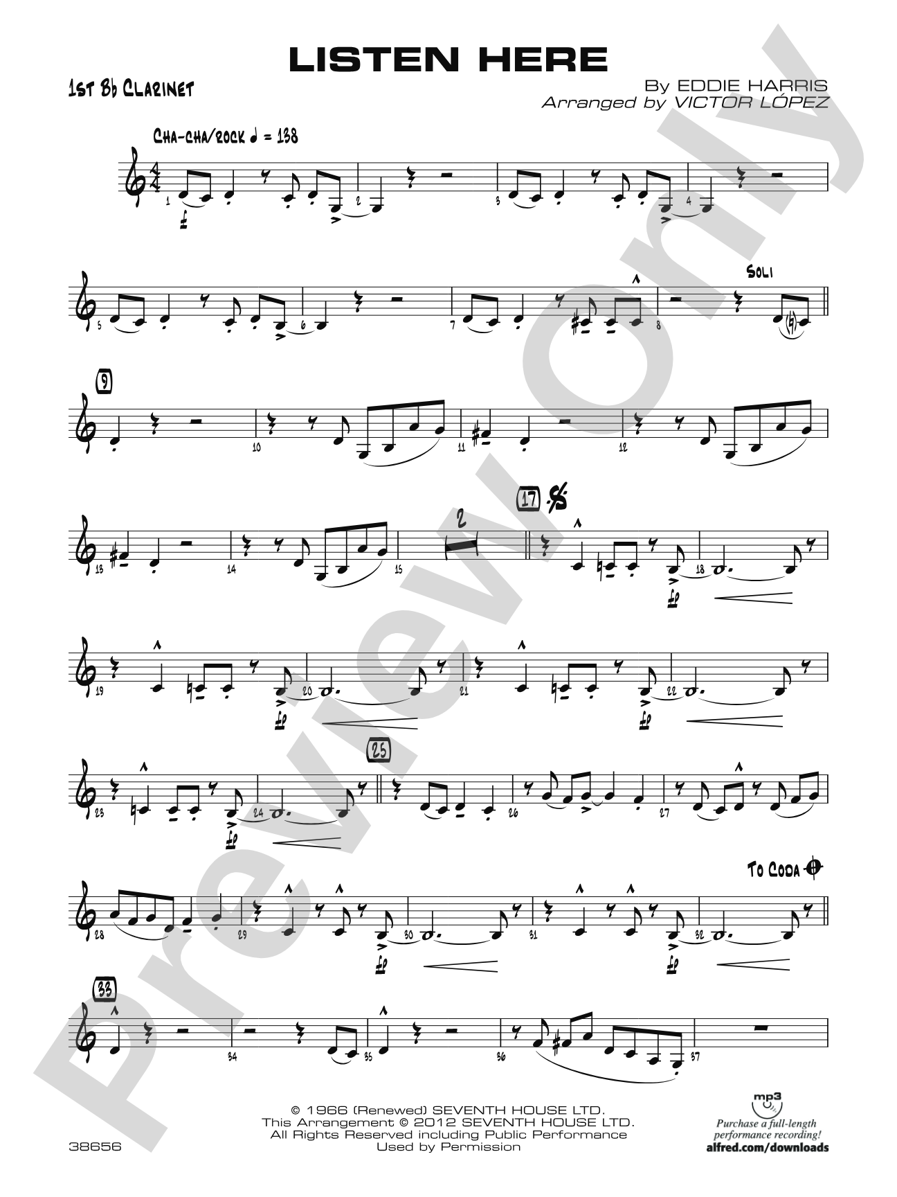 Listen Here: 1st B-flat Clarinet