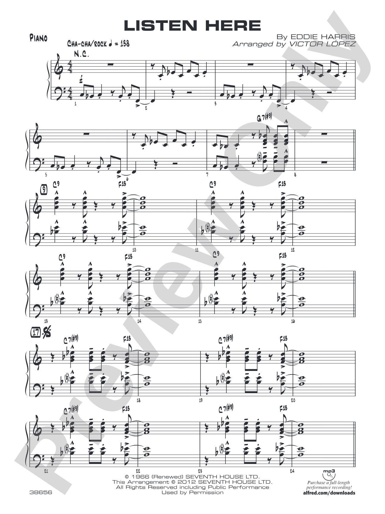 Listen Here: Piano Accompaniment