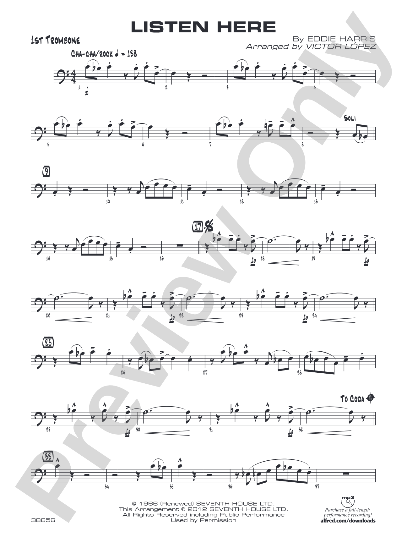 Listen Here: 1st Trombone