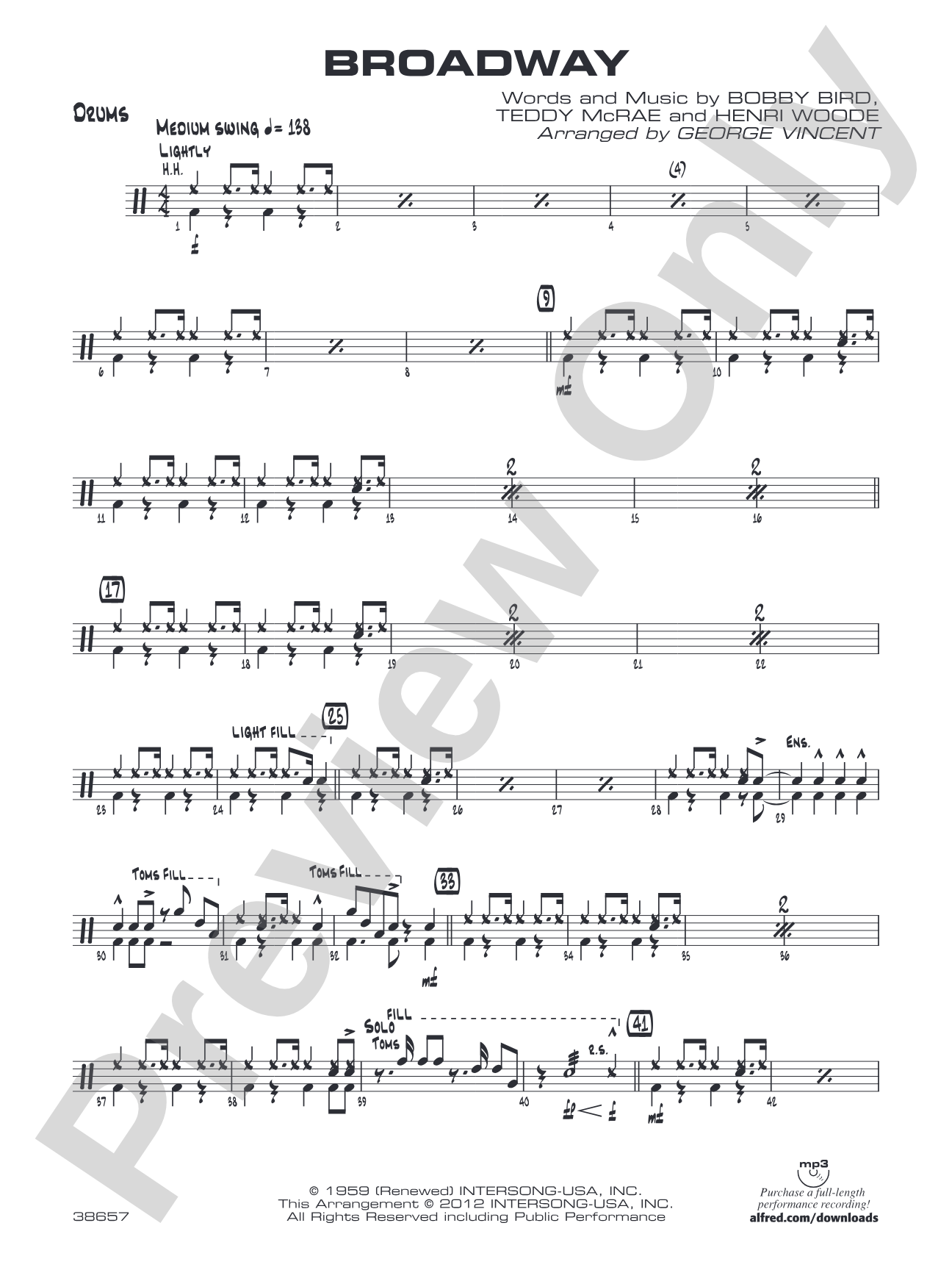 Broadway: Drums