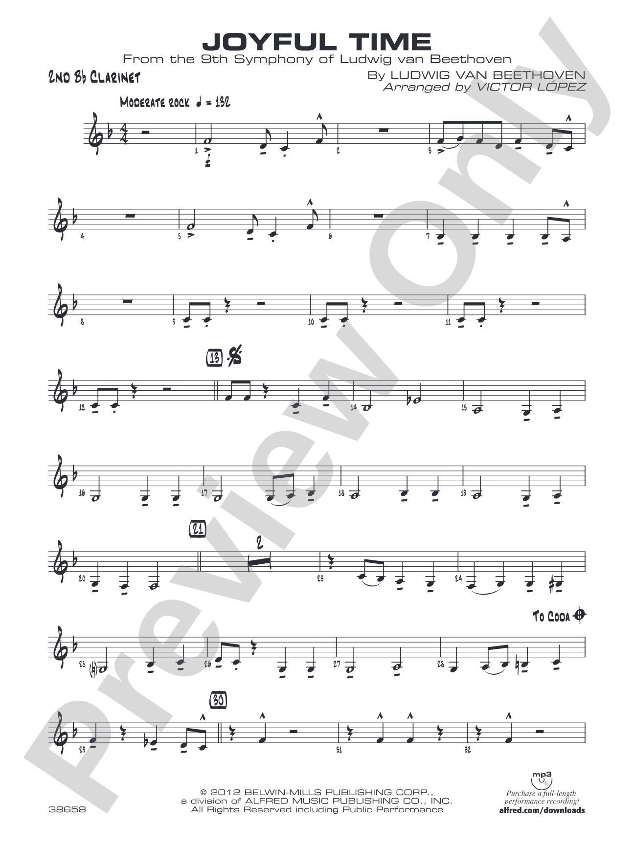 Joyful Time: 2nd B-flat Clarinet