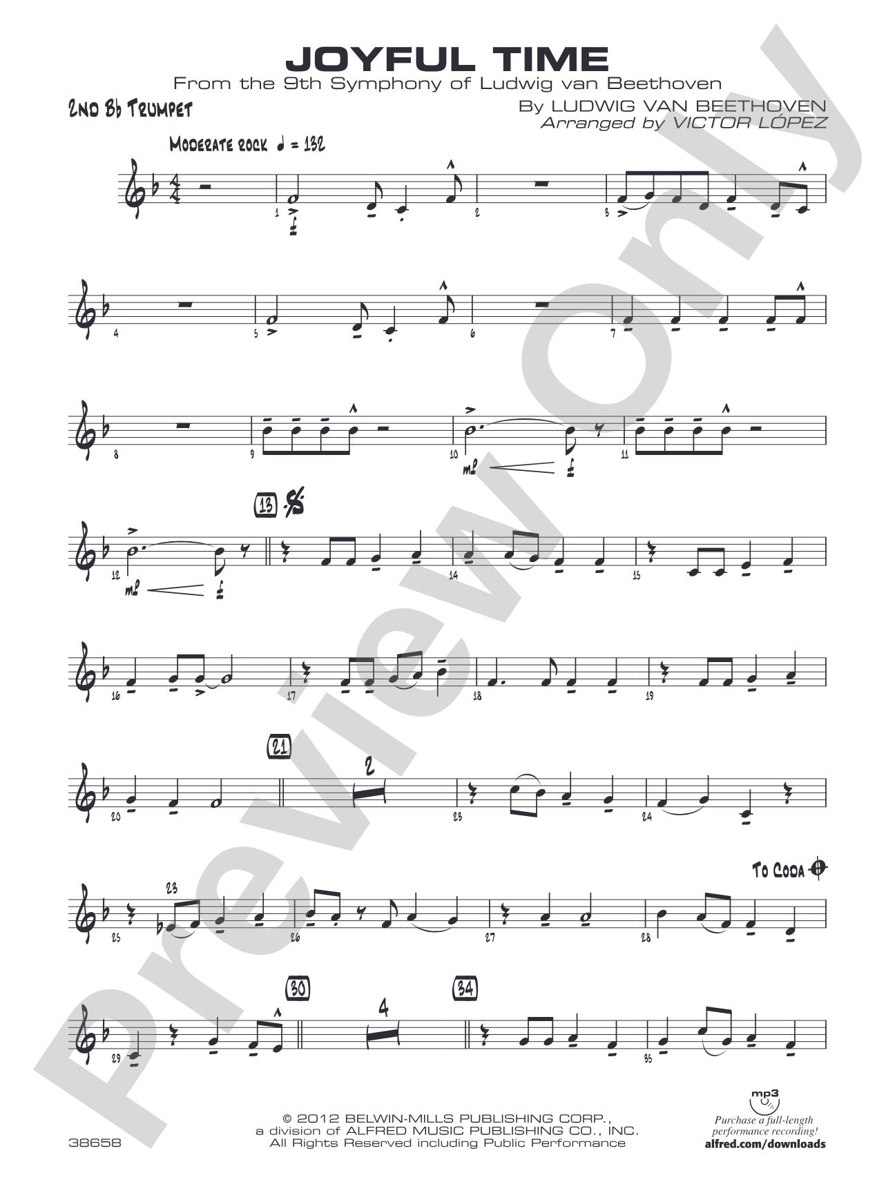 Joyful Time: 2nd B-flat Trumpet