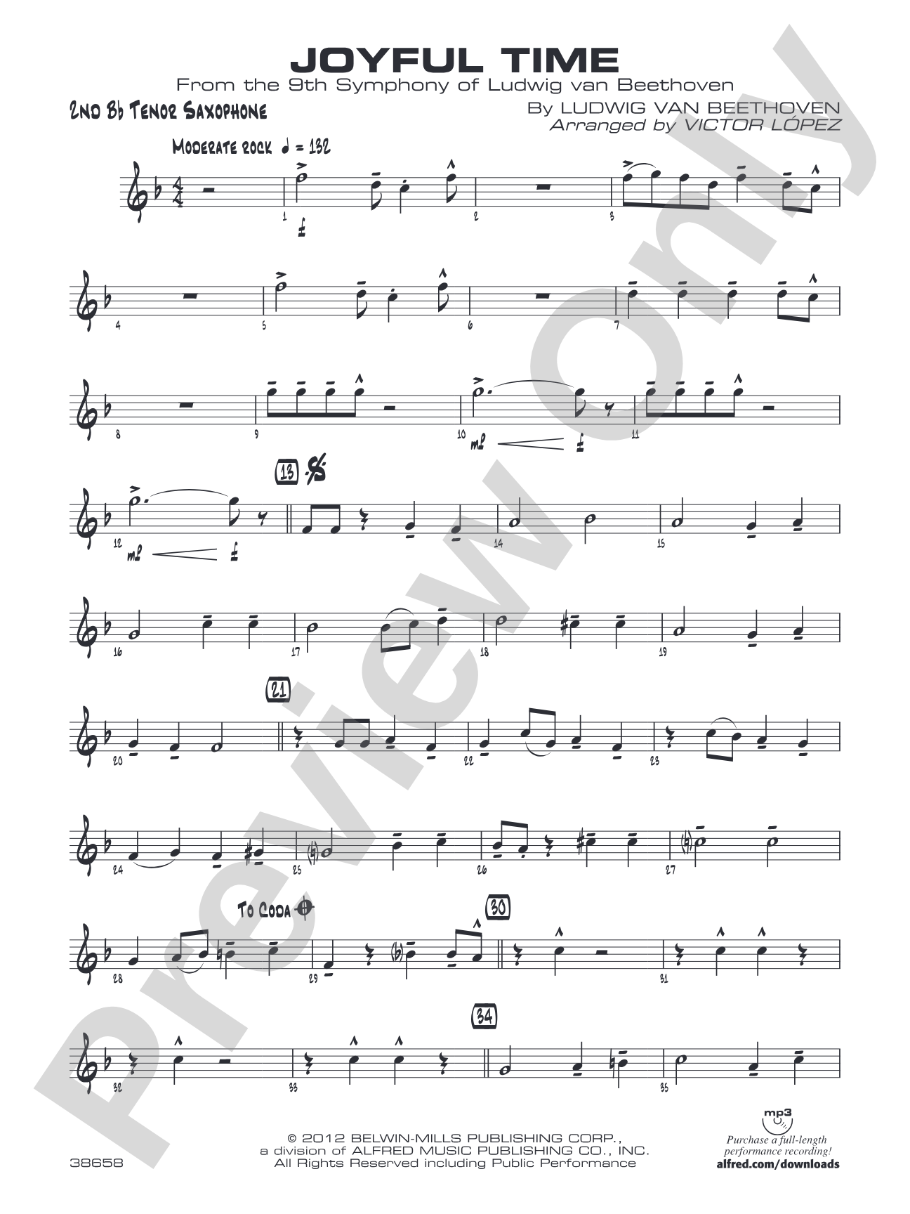 Joyful Time: 2nd B-flat Tenor Saxophone