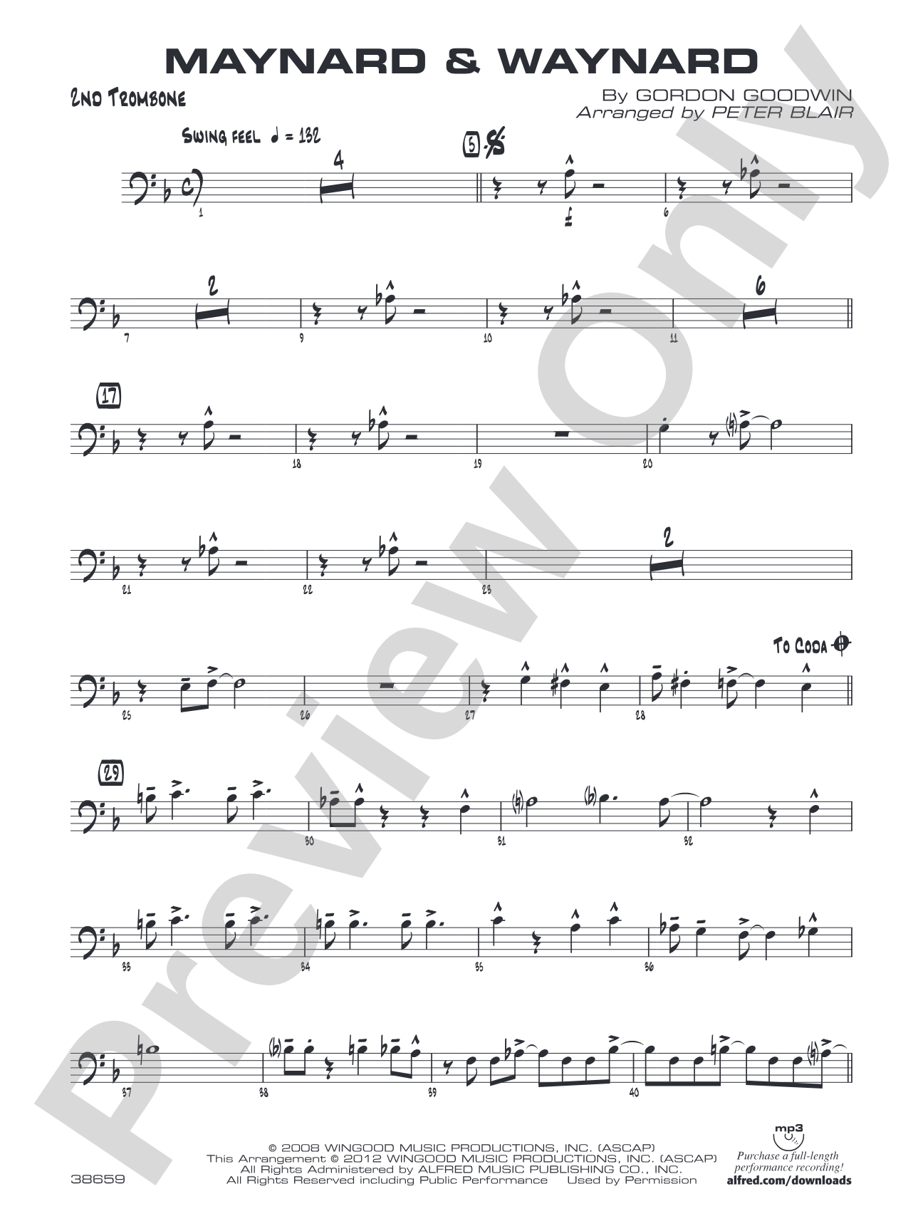Maynard & Waynard: 2nd Trombone