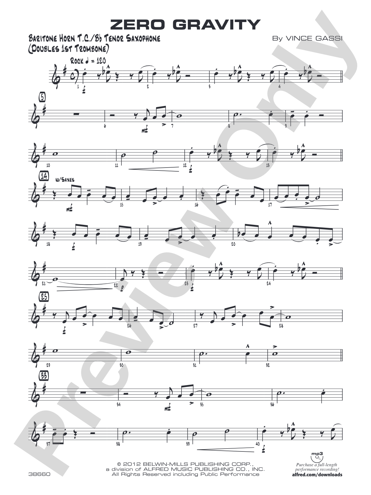 Zero Gravity: Baritone T.C.