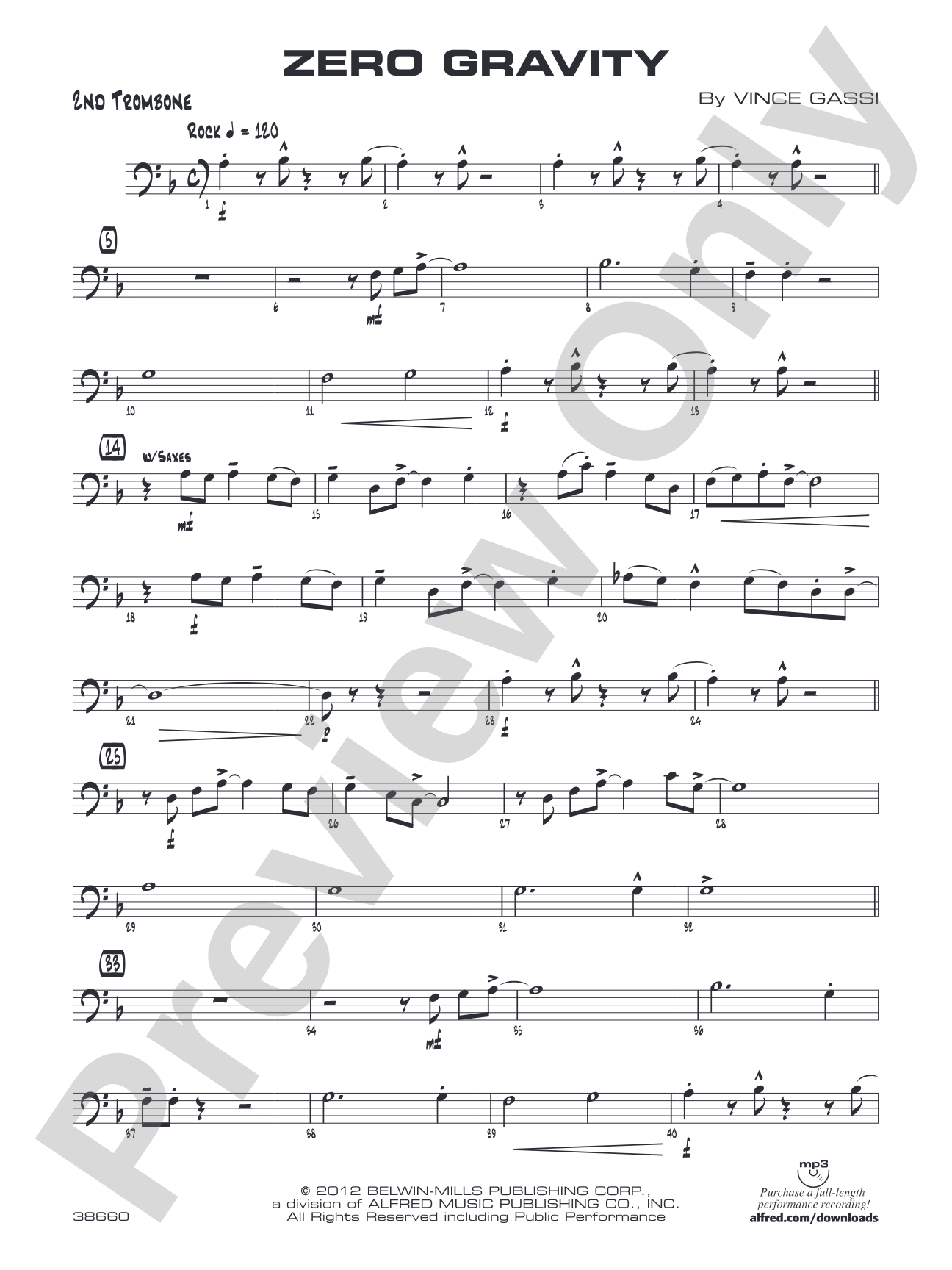Zero Gravity: 2nd Trombone