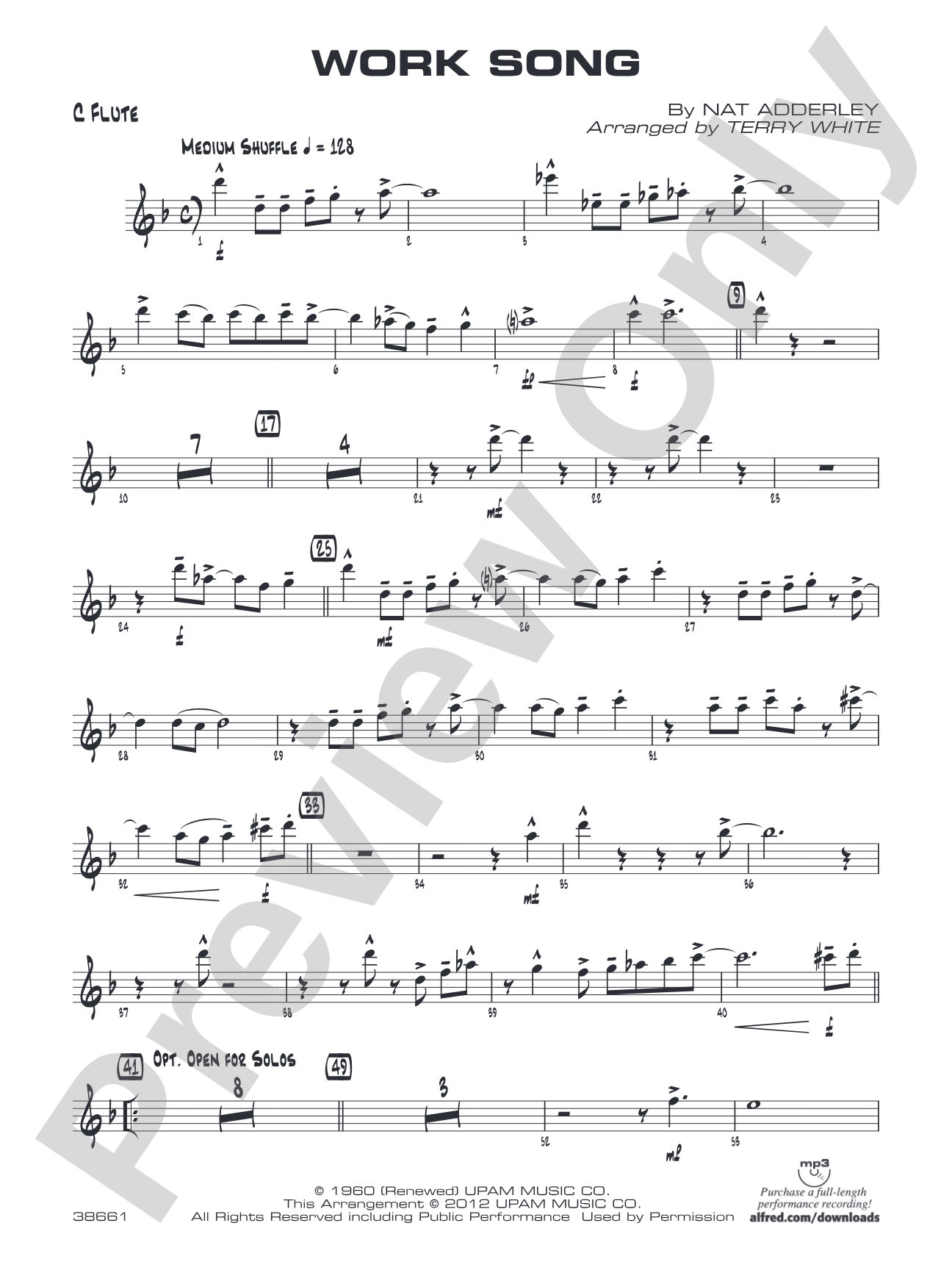 Work Song: Flute