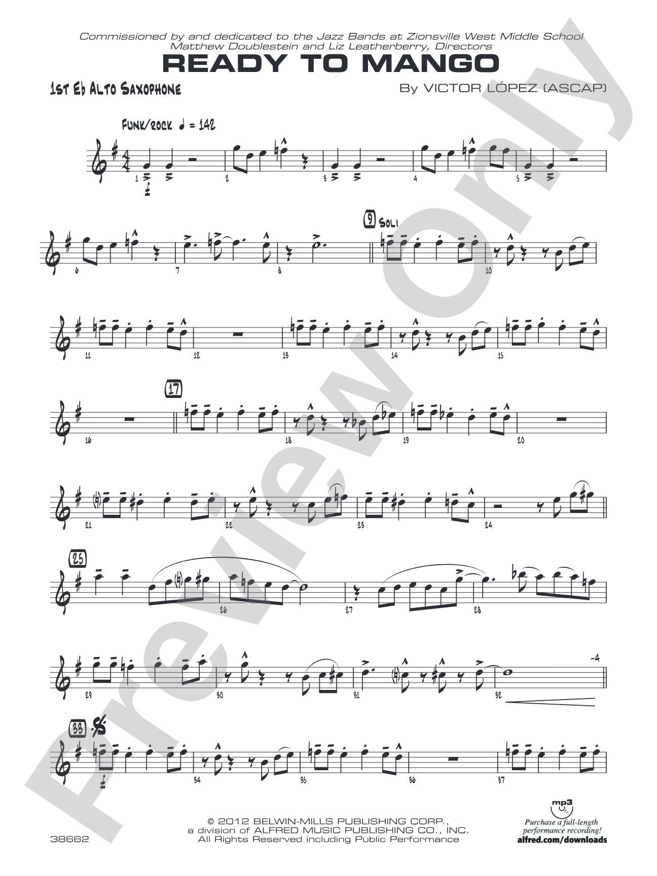 Ready to Mango: E-flat Alto Saxophone