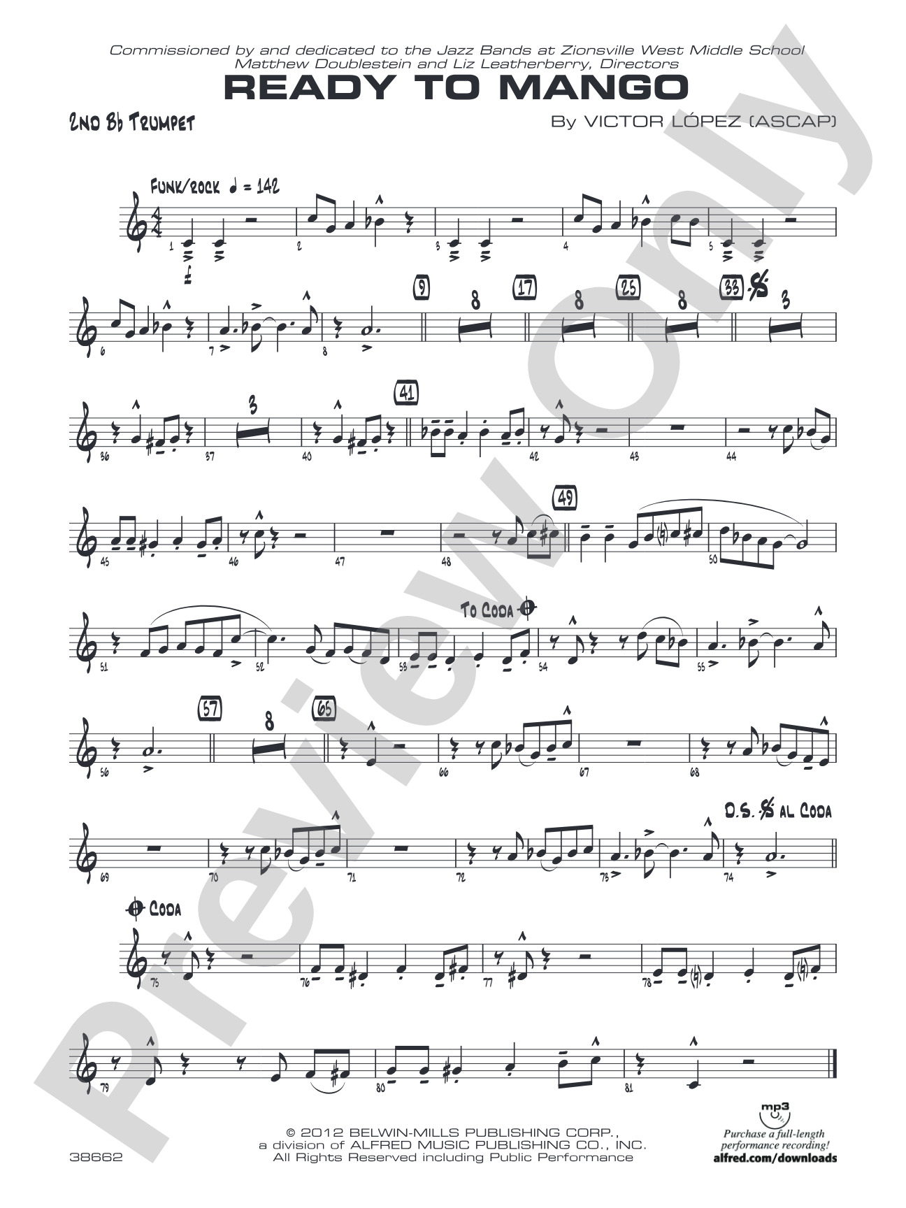 Ready to Mango: 2nd B-flat Trumpet