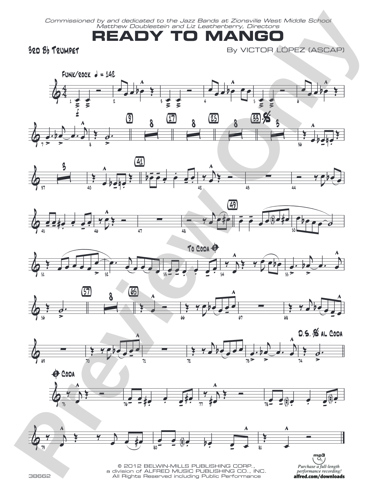 Ready to Mango: 3rd B-flat Trumpet