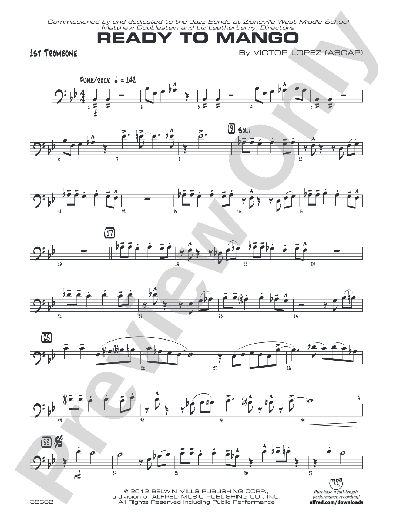 Ready to Mango: 1st Trombone