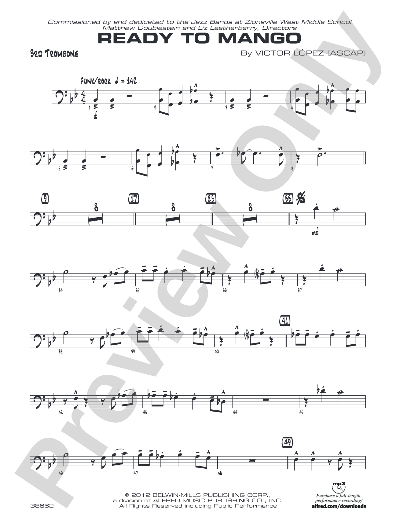 Ready to Mango: 3rd Trombone