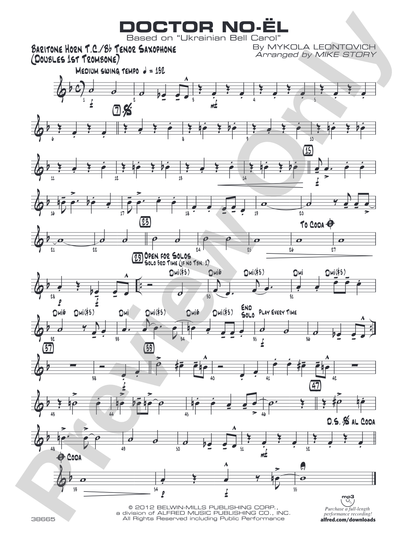 Doctor No-ël: Baritone T.C.