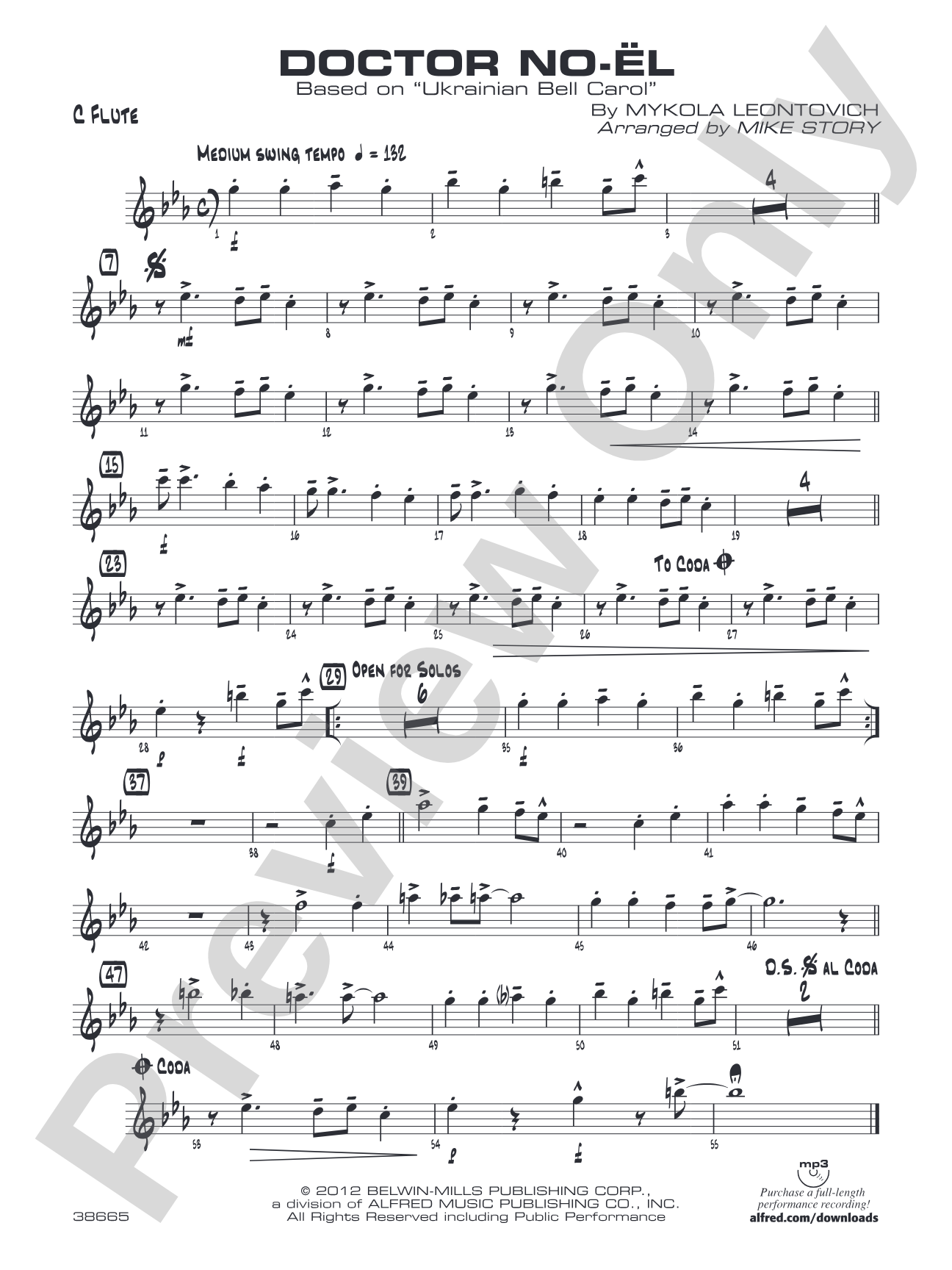 Doctor No-ël: Flute