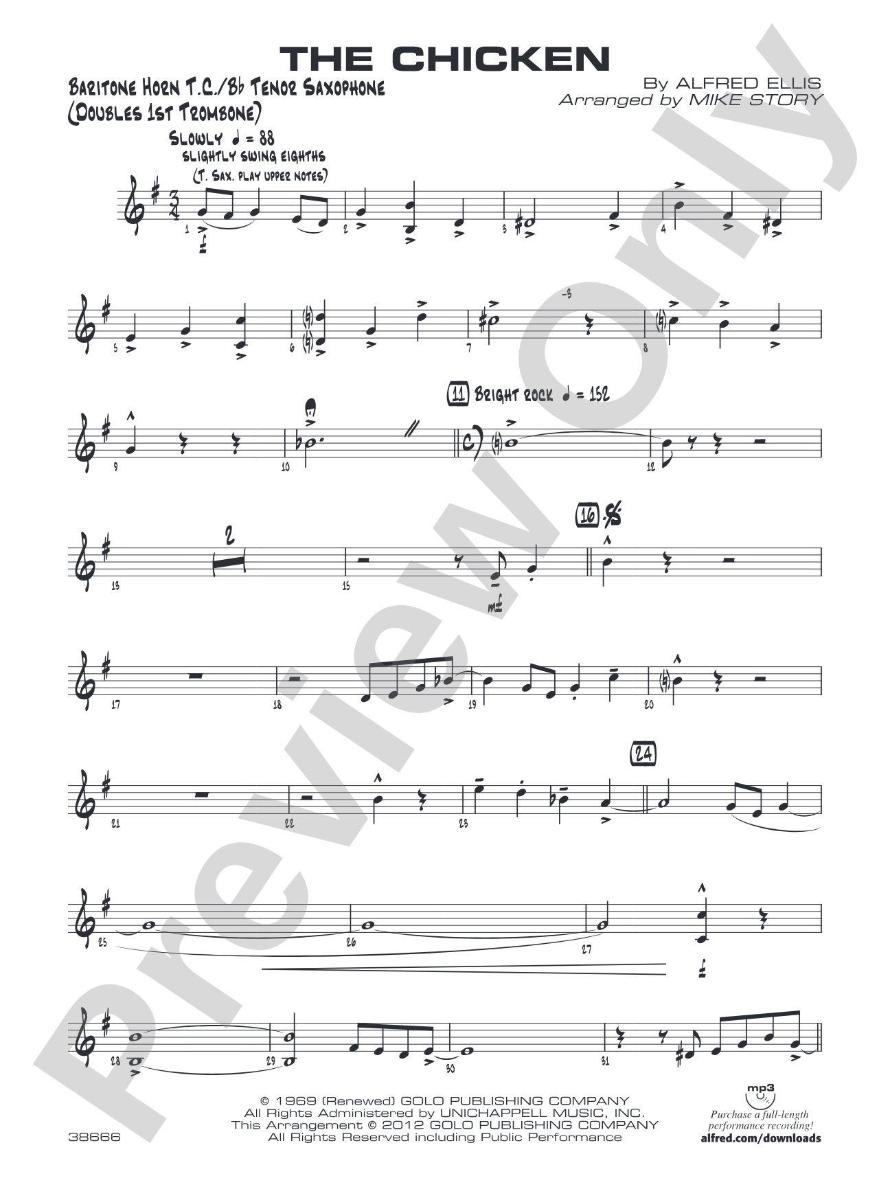 The Chicken: Baritone T.C.