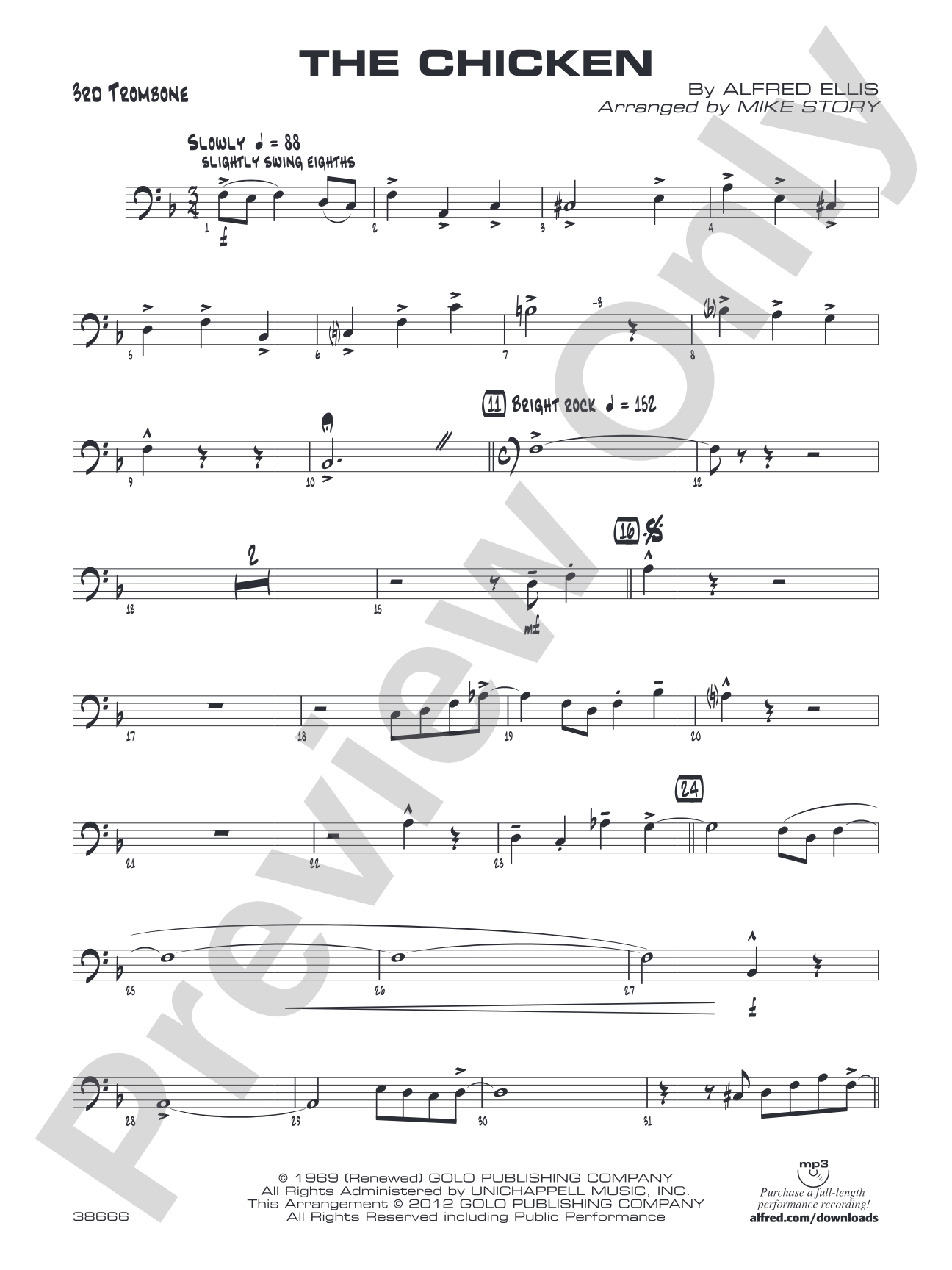 The Chicken: 3rd Trombone