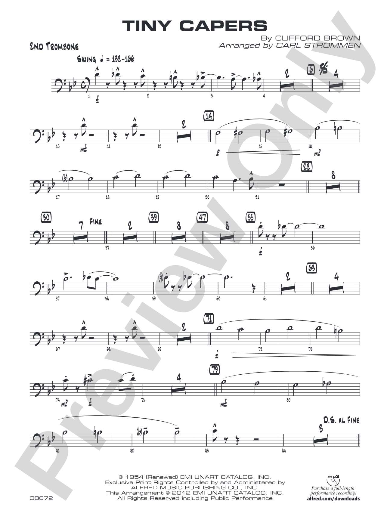 Tiny Capers: 2nd Trombone