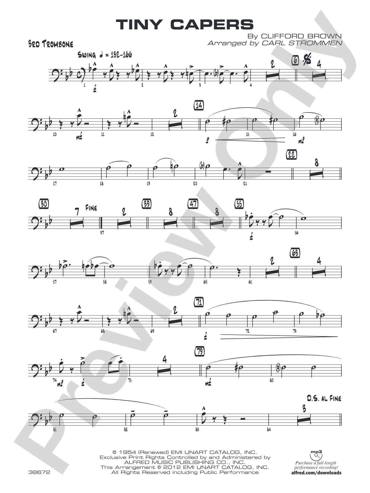 Tiny Capers: 3rd Trombone