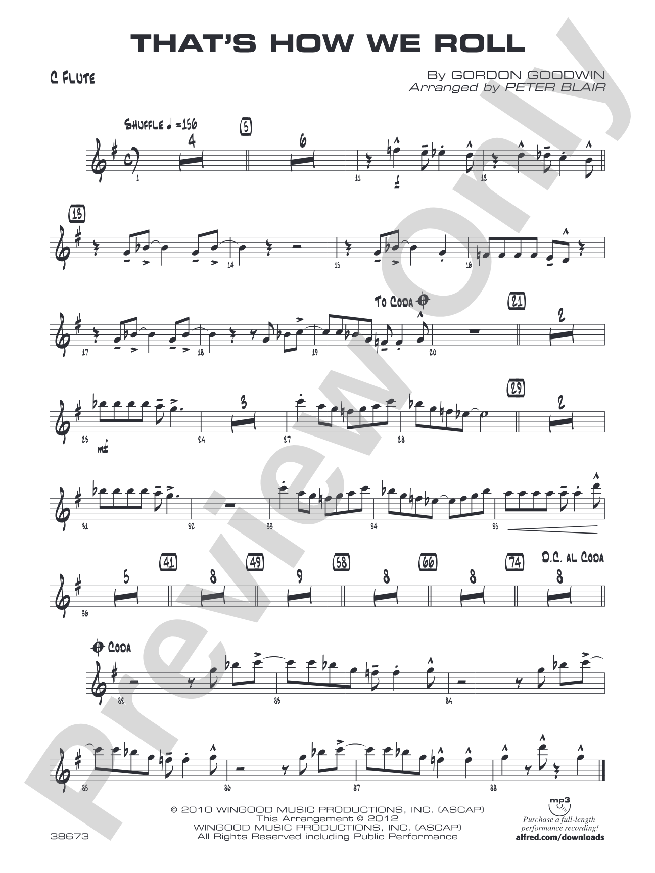 That's How We Roll: Flute