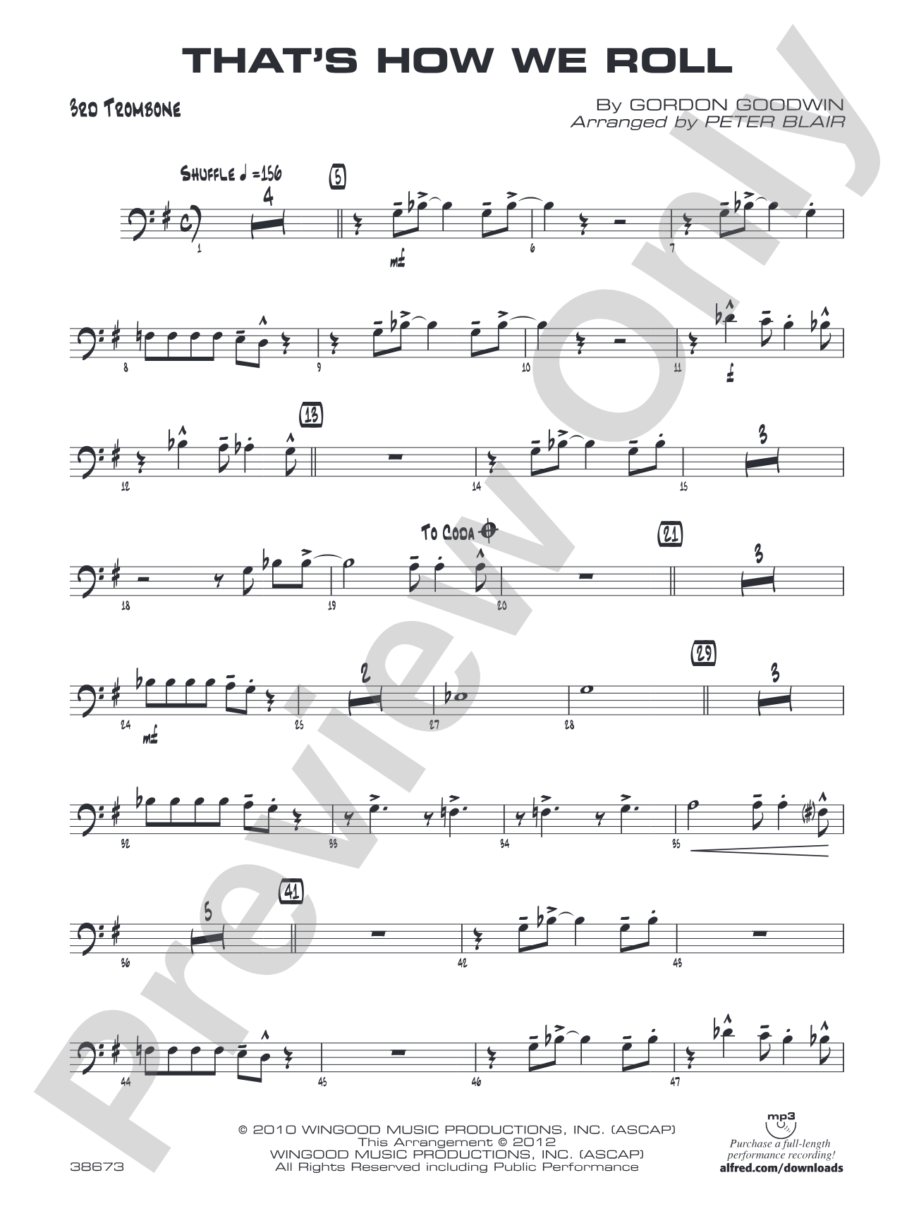 That's How We Roll: 3rd Trombone