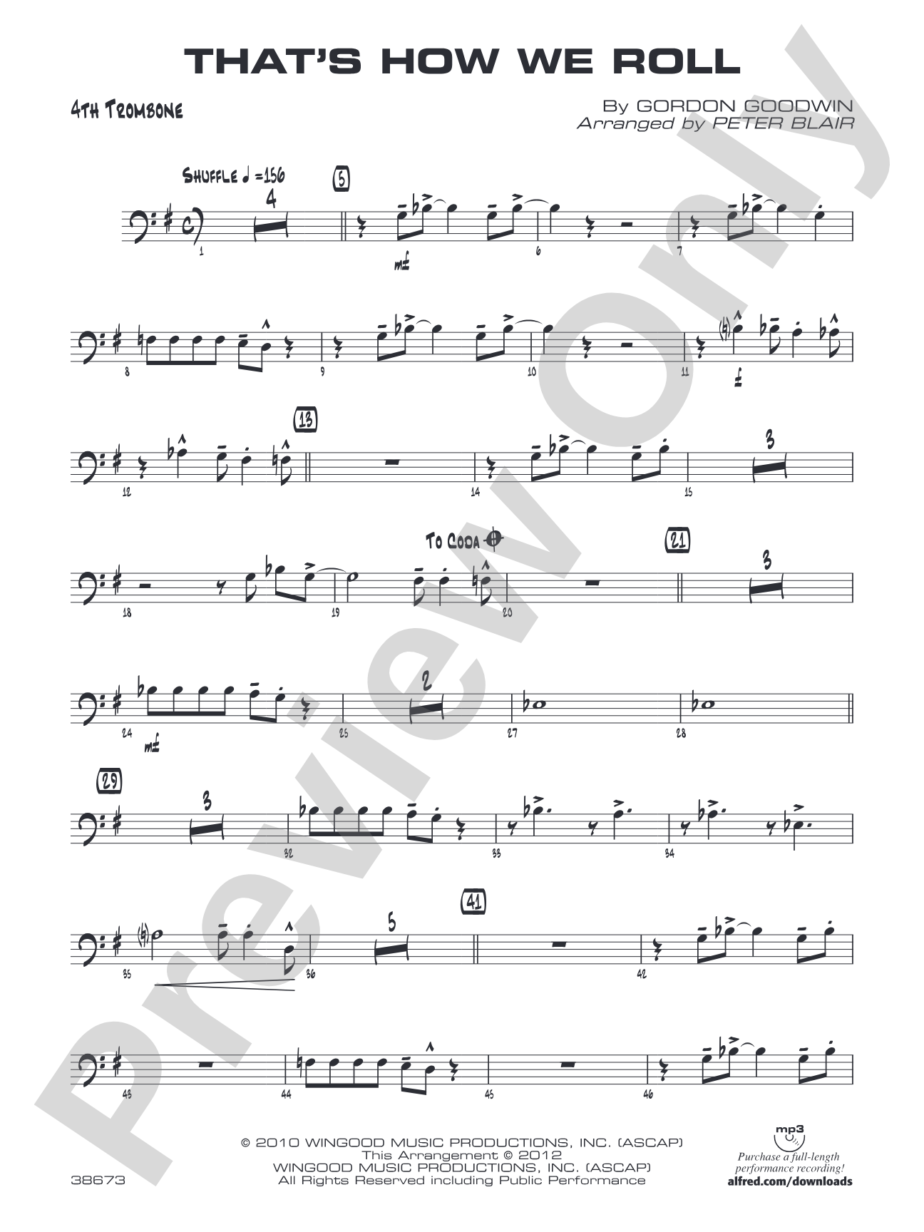 That's How We Roll: 4th Trombone